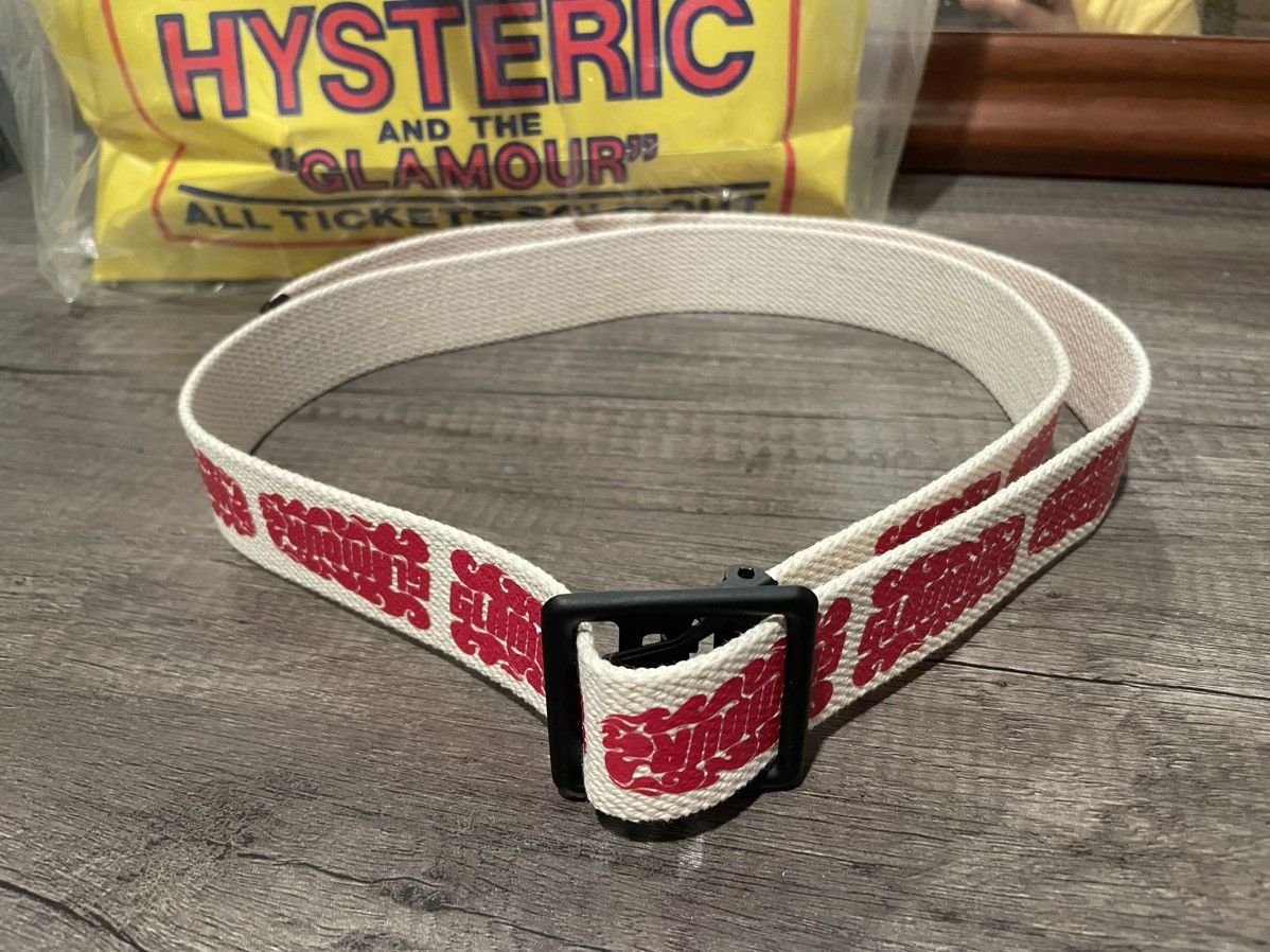 Hysteric Glamour Hysteric Glamour SS ‘25 Belt H Buckle White Red Size ONE SIZE - 3 Thumbnail