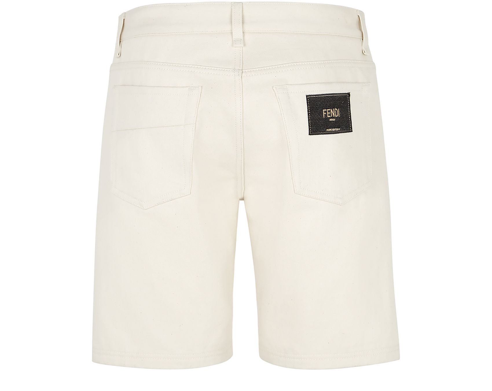 Fendi o1loc1c0824 Bermudas Shorts in White Size US 28 / EU 44 - 2 Thumbnail