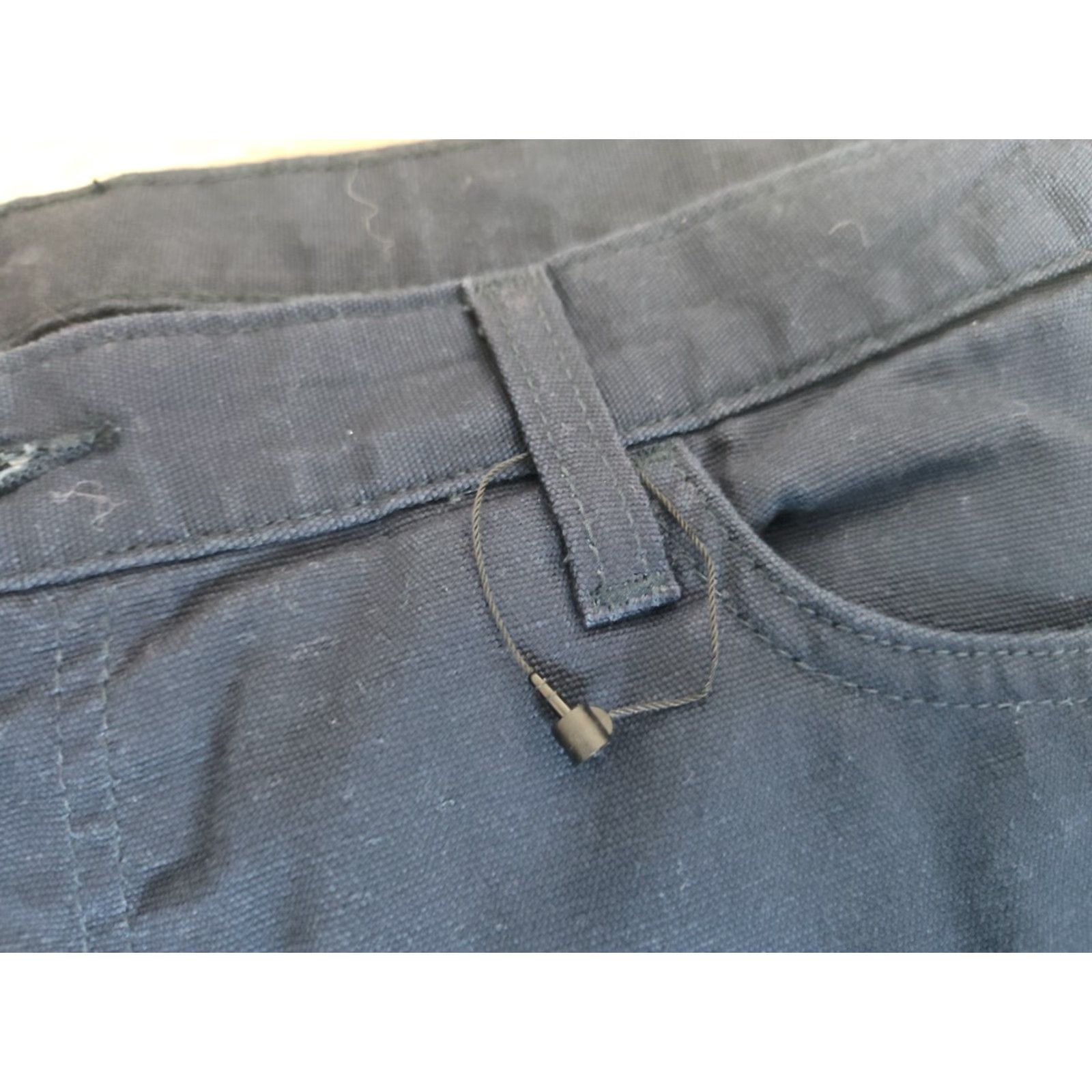 Carhartt Carhartt FR Pants Womens 16 38x30 Blue Flame Resistant Canvas Loose Workwear EUC Size 38" / US 16 / IT 52 - 4 Thumbnail