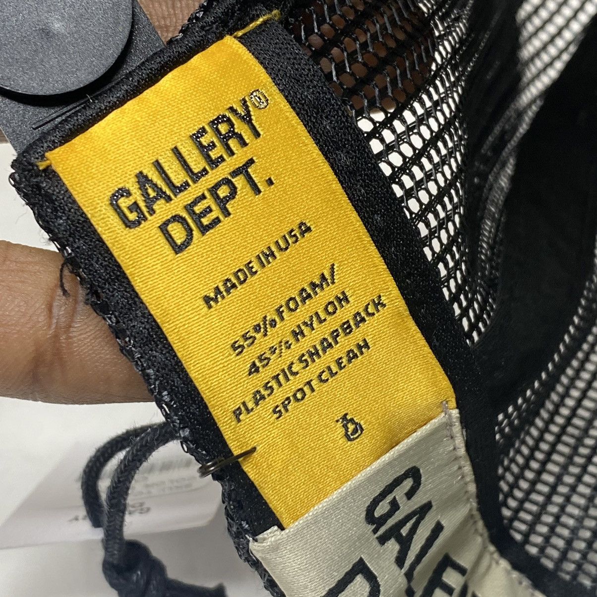 Gallery Dept. Gallery Dept. Workshop Black Trucker Hat Size ONE SIZE - 8 Thumbnail