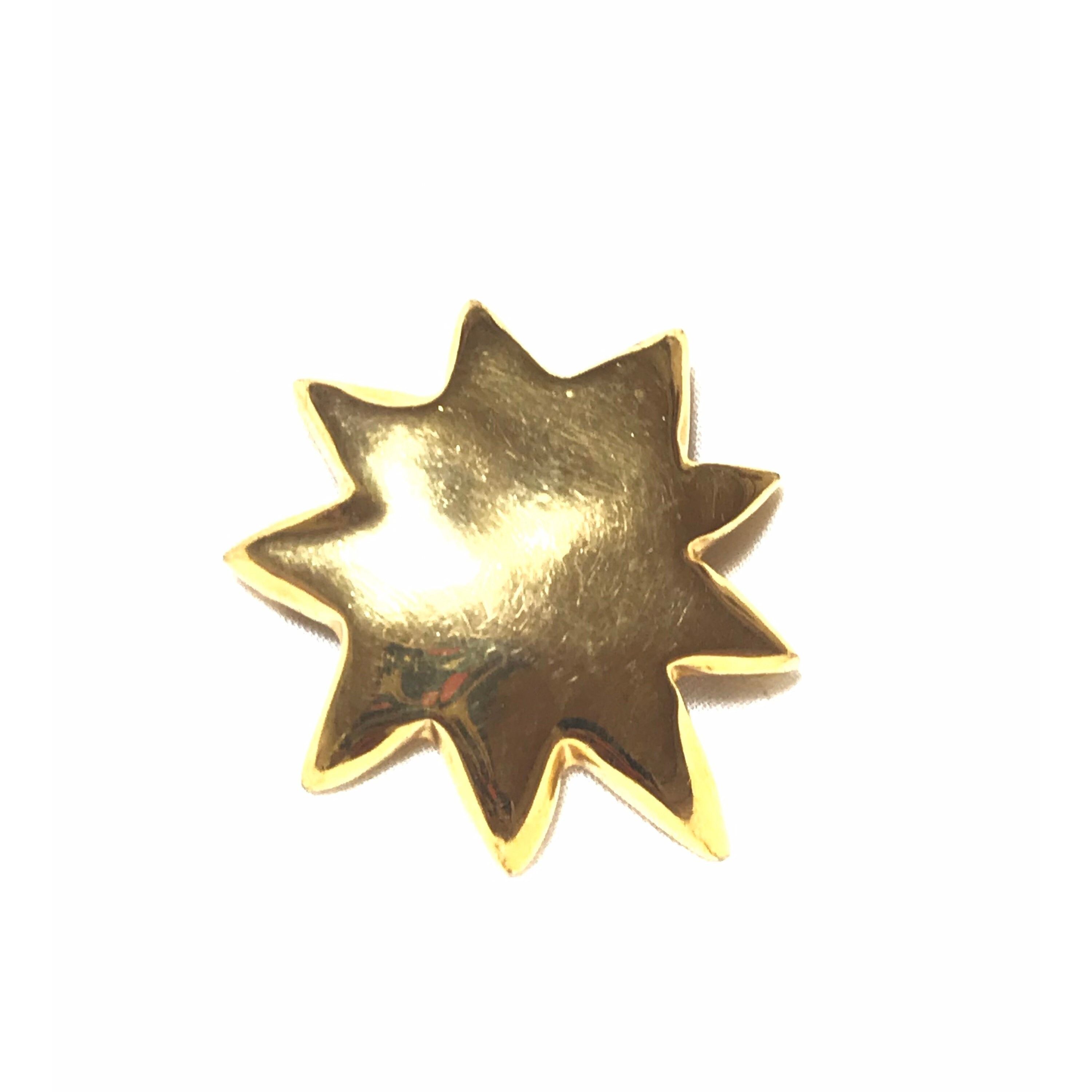 Christian Lacroix Vintage Christian Lacroix golden start shape brooch, hat pin Size ONE SIZE - 2 Thumbnail