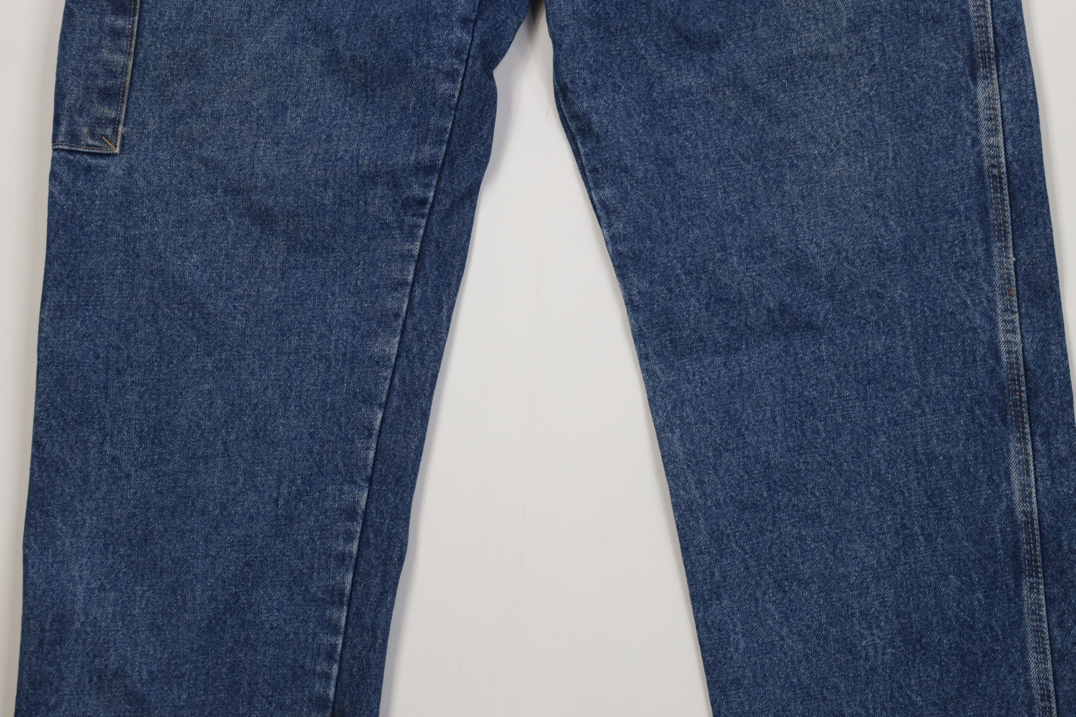Vintage Bulwark FR Fire Flame Resistant Wide Leg Denim Jeans Size US 38 / EU 54 - 3 Thumbnail
