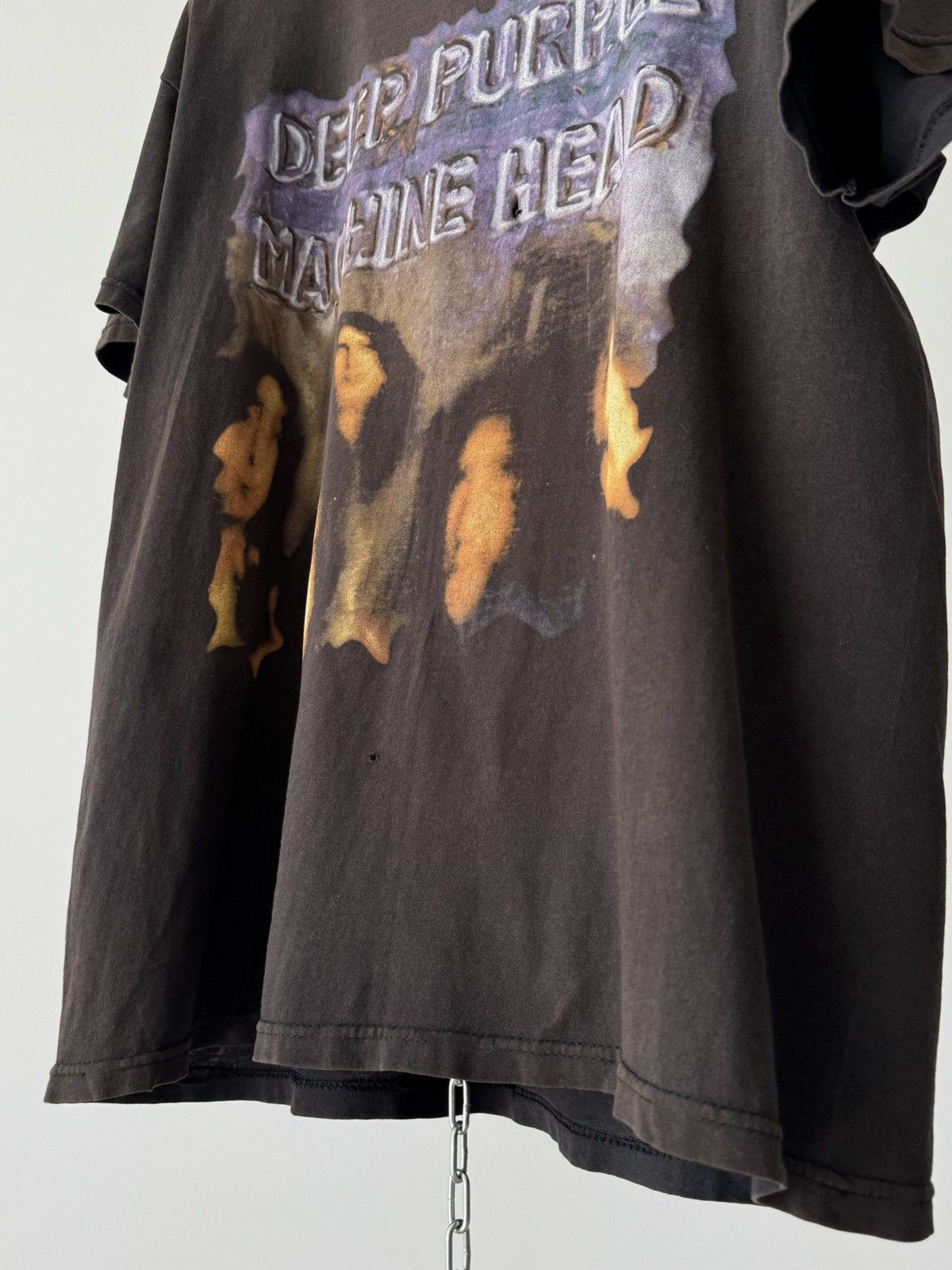 Band Tees Vintage 90s Deep Purple ‘Machine Head’ Faded Thrashed Tee Size US L / EU 52-54 / 3 - 5 Thumbnail