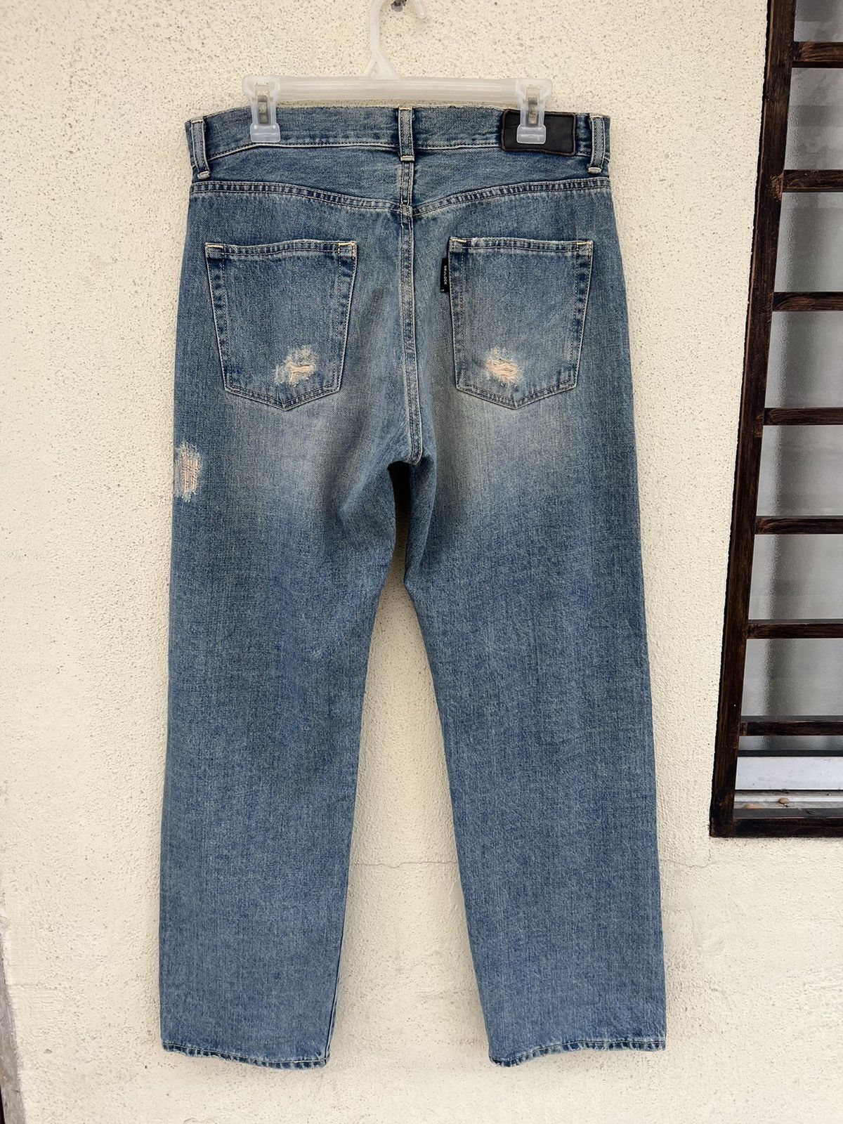 Devilock Vintage Devilock Vengeance Distress Mud Denim Selvedge Jeans Size US 32 / EU 48 - 15 Thumbnail