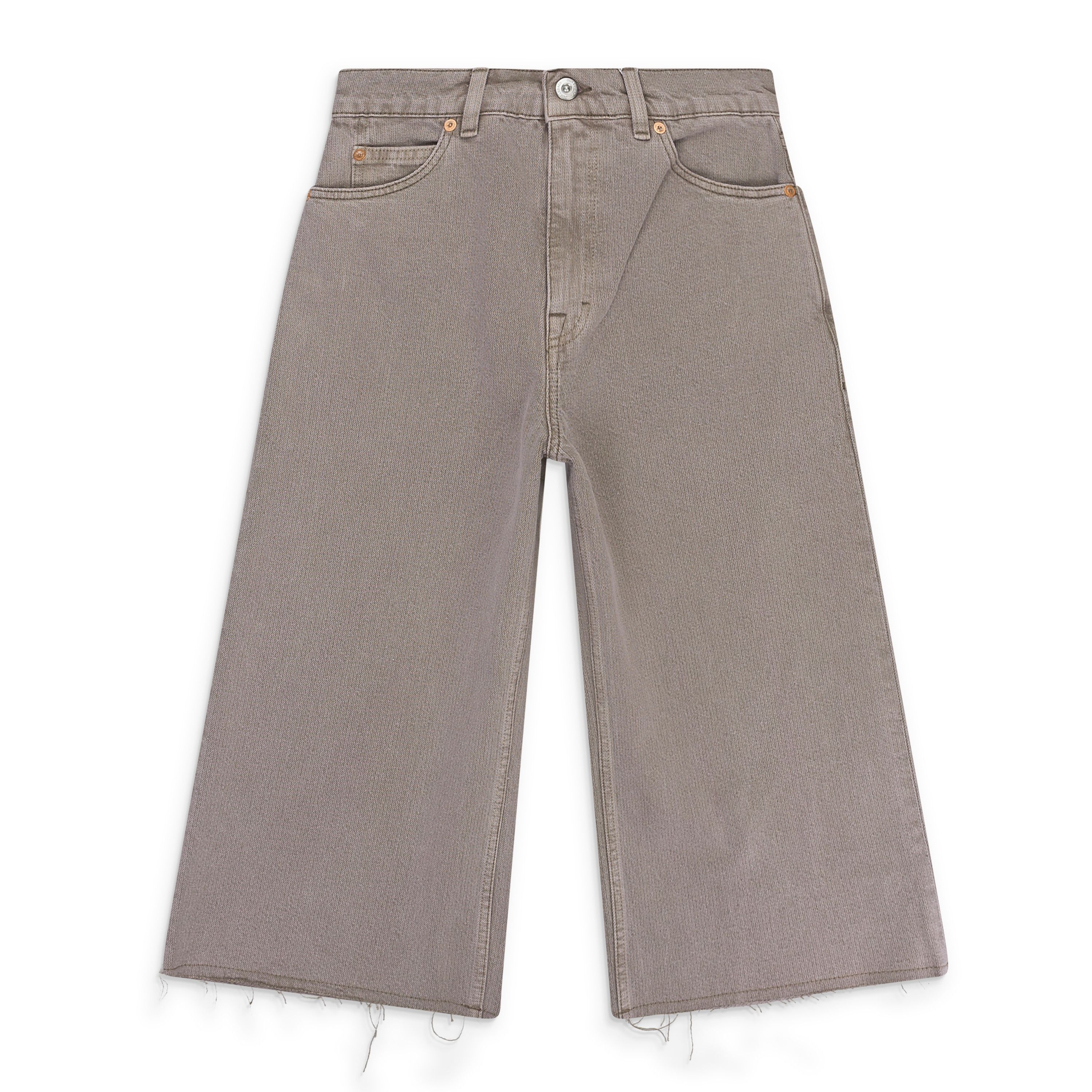 HALF CUT CROPPED JEANS SIZE 26