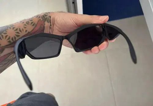 VIBE Cyber Black Sunglasses Retro Punk Archive Cosplay Jewelry Size ONE SIZE - 2 Thumbnail