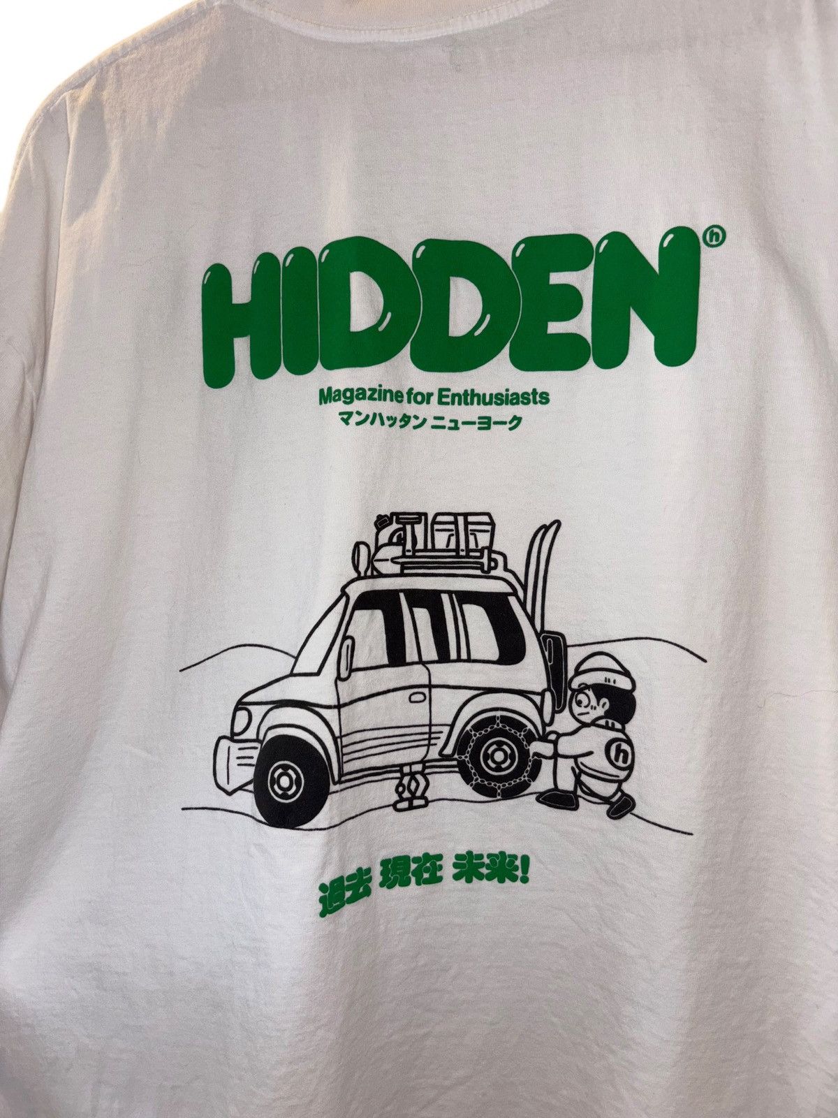 Designer × HIDDEN Hidden Magazine Car Camping Graphic T-Shirt Size US XXL / EU 58 / 5 - 4 Thumbnail