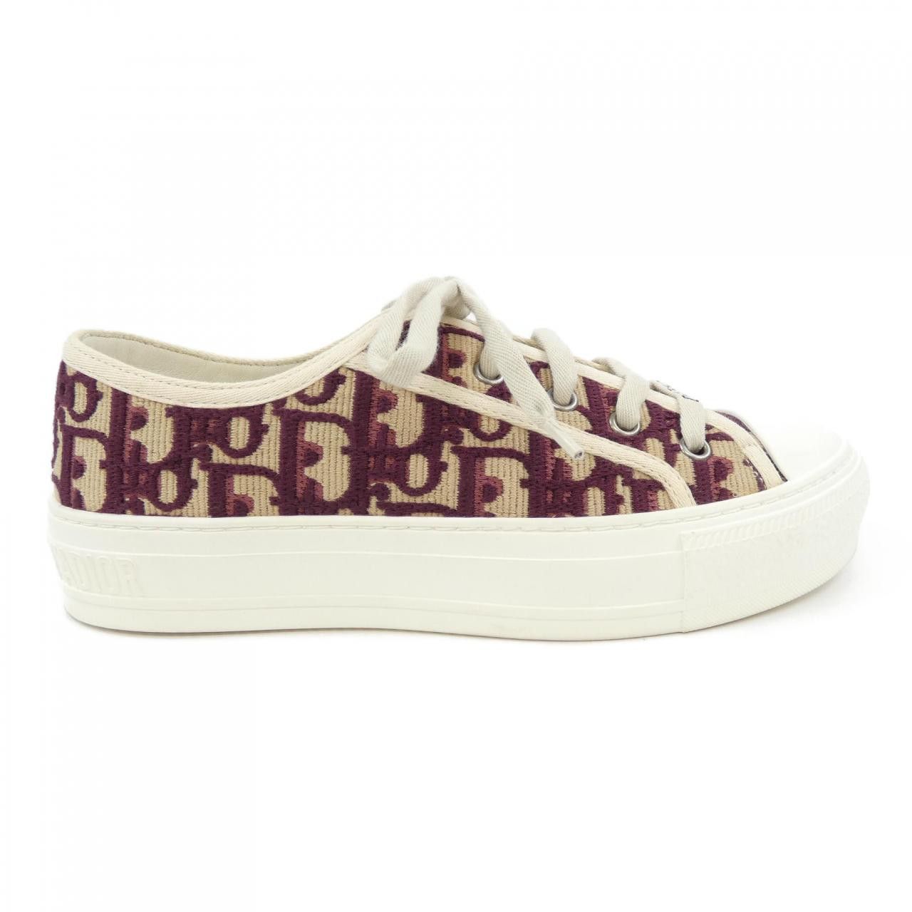 Dior Dior Christian Dior WALK'N'DIOR Dior Oblique Embroidery Sneakers Cotton Shoes KCK211OBE DUTY FREE for USA Size ONE SIZE - 1 Thumbnail