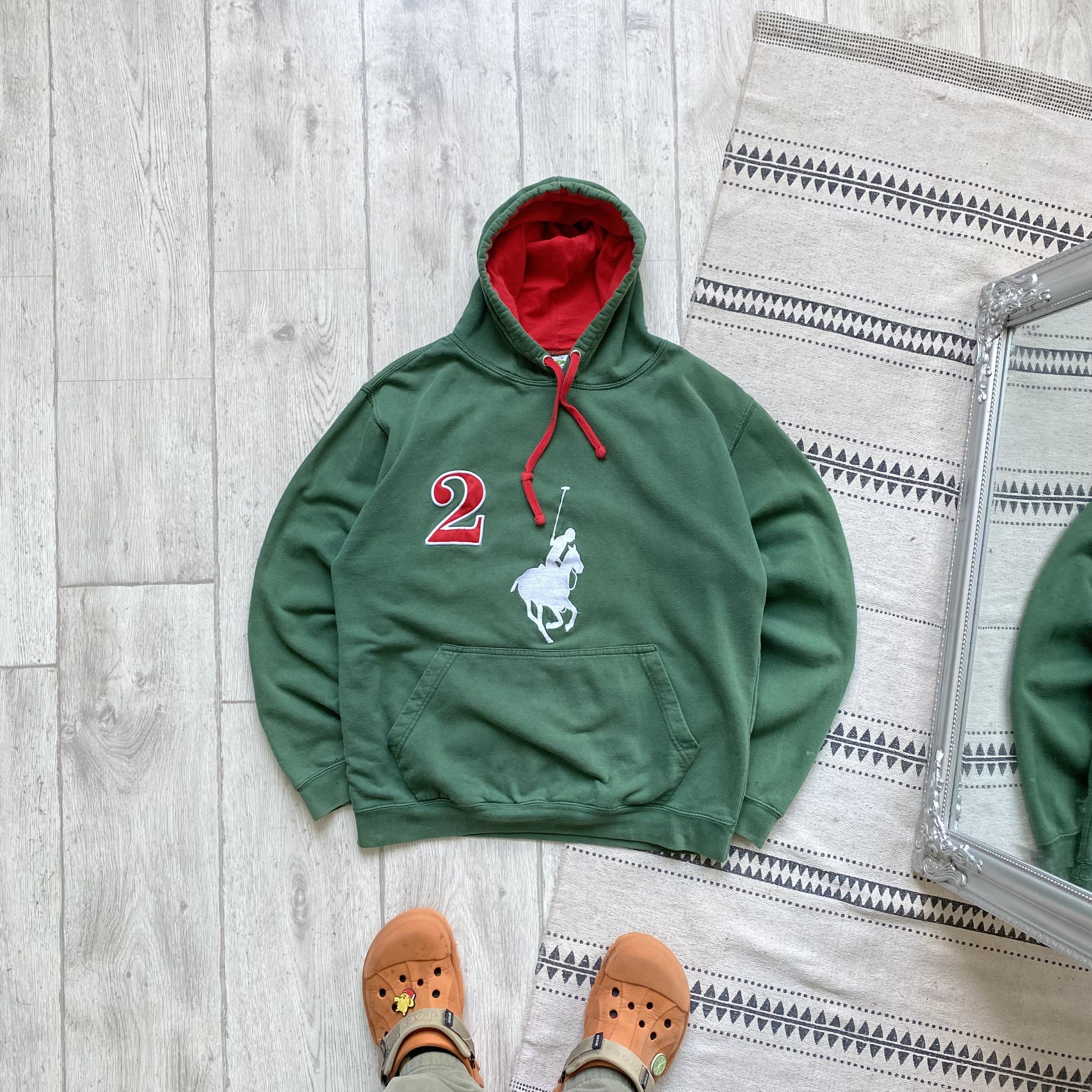 Beverly Hills Polo Club 🏇🏼Vintage Trashed Polo Team Hoodie Big logo Ralph lauren Size US M / EU 48-50 / 2 - 2 Thumbnail