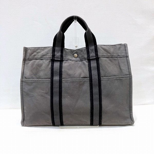 Hermes Hermes Herbag Canvas Tote Bag Cotton Tote Bag in Blue, Women's