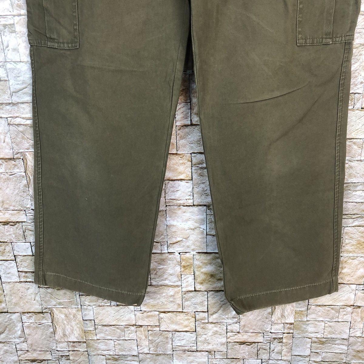 Japanese Brand Enracine Green Cargo Multipocket Pants #A318 Size US 28 / EU 44 - 7 Thumbnail
