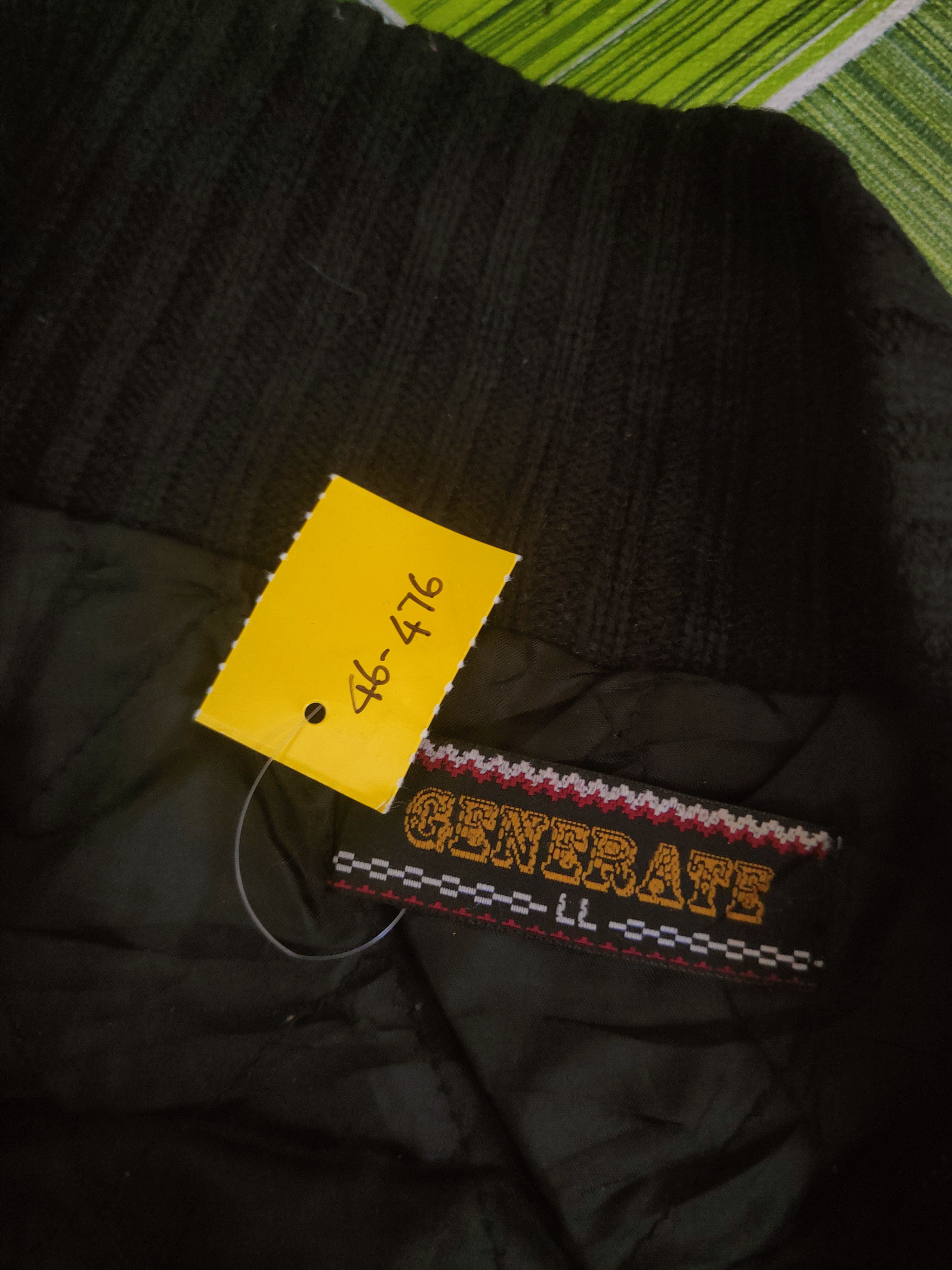 Japanese Brand DL Generate Red Black Knitwear Sweaters #46-476 Size US L / EU 52-54 / 3 - 12 Thumbnail