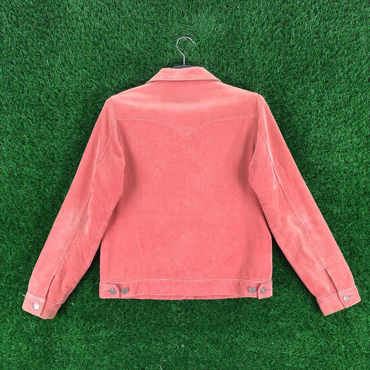 Cowboy Equipment Vintage 90's Corduroy Western Cowboy Jacket Smile Pocket Size US XS / EU 42 / 0 - 4 Thumbnail