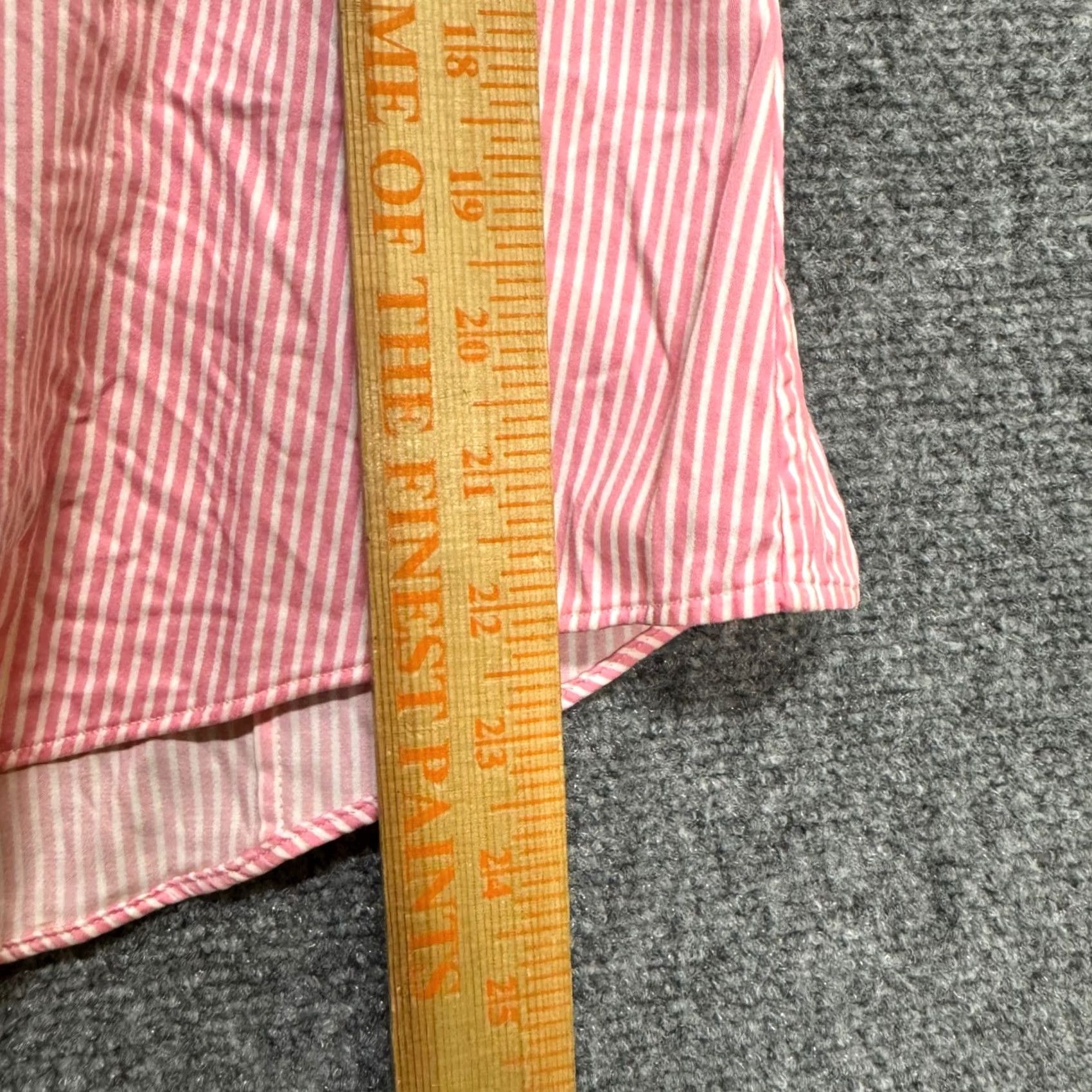 Brooks Brothers Brooks Brothers women's shirt pink striped button-down Size XS Slim Dress T-Shirt Regular pink Women XS Button-Down Shirt Size XS / US 0-2 / IT 36-38 - 5 Thumbnail