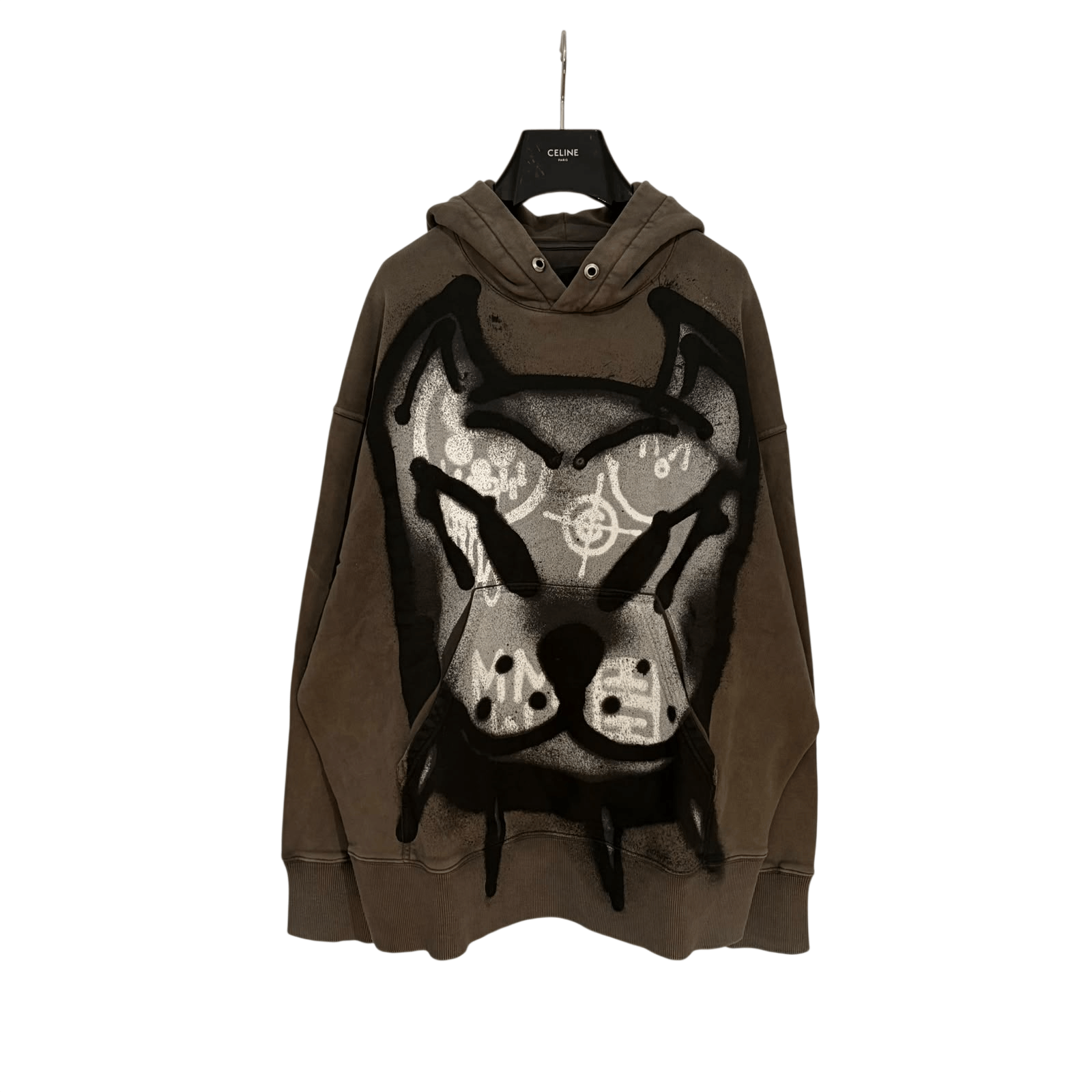 Chito × Givenchy Givenchy Chito Collared Dog Oversized Hoodie