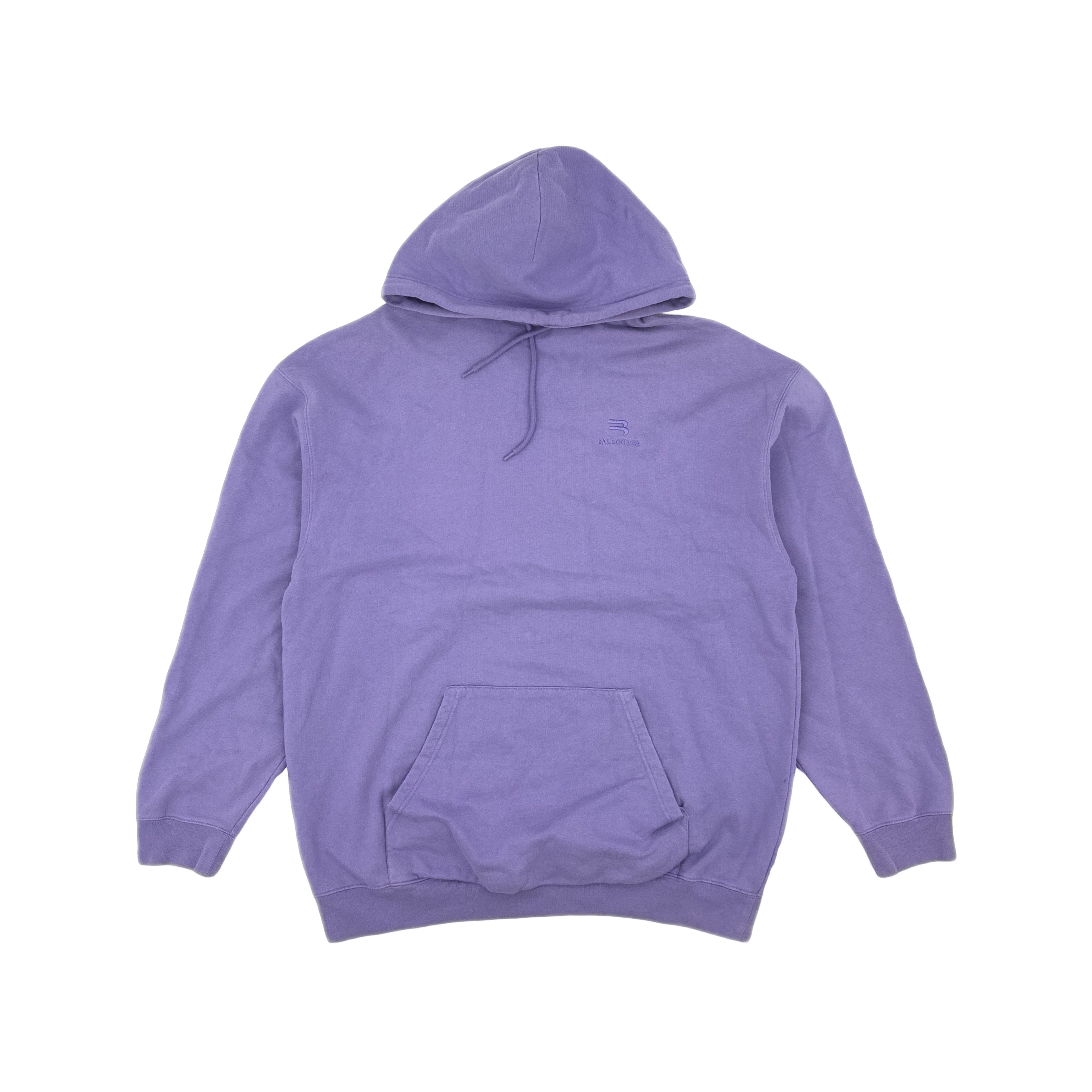 Balenciaga Balenciaga Logo Embroidered Hoodie Size M Size US M / EU 48-50 / 2 - 1 Thumbnail