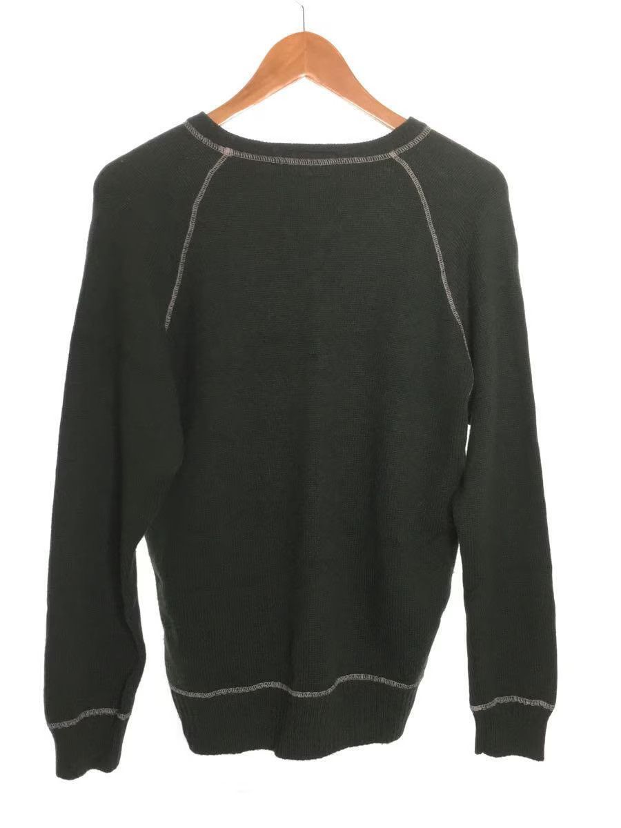Hysteric Glamour Contrast Stitch Metal Logo Wool Knit Sweater 