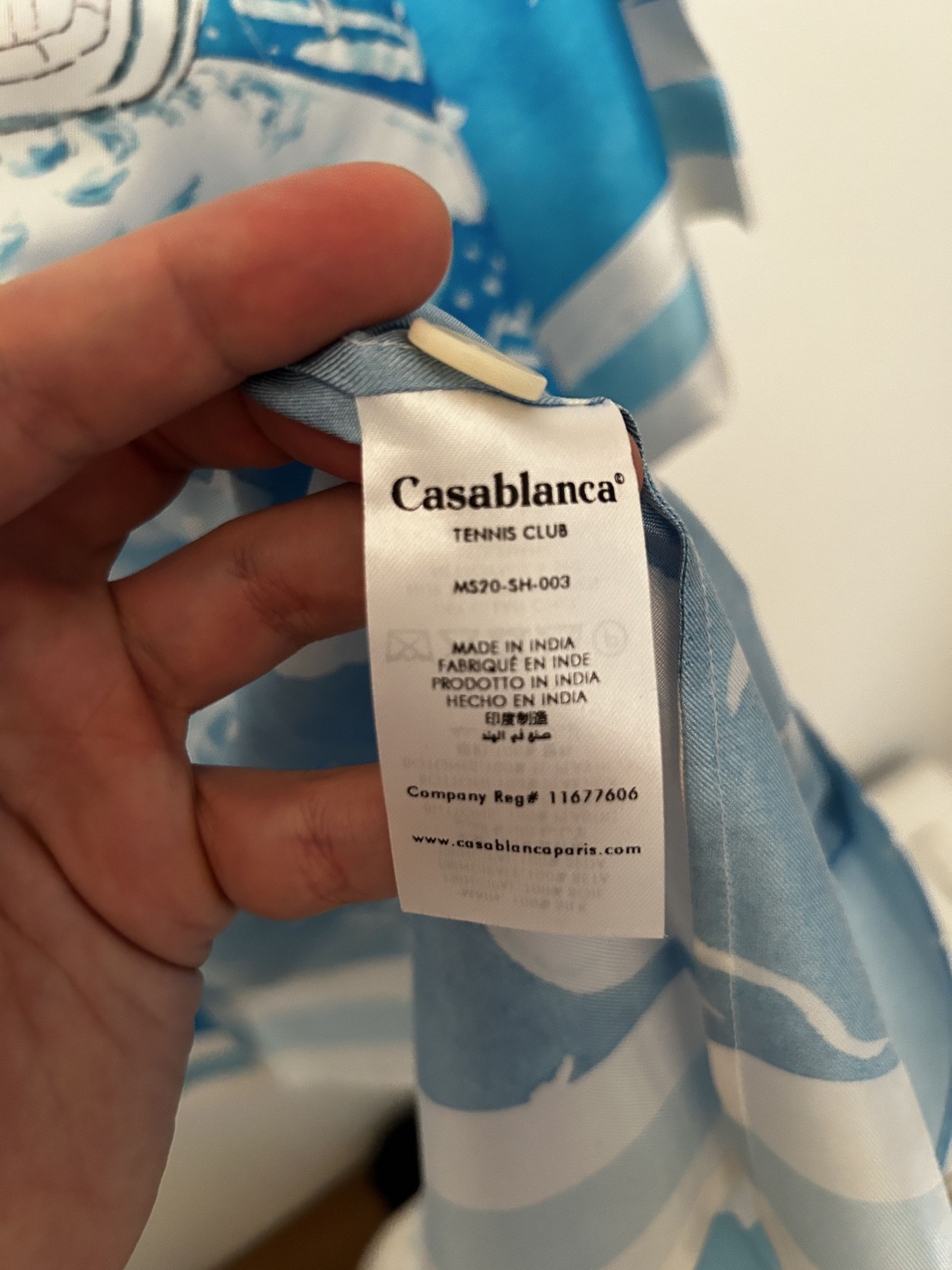 Casablanca Silk Shirt Size US S / EU 44-46 / 1 - 3 Thumbnail