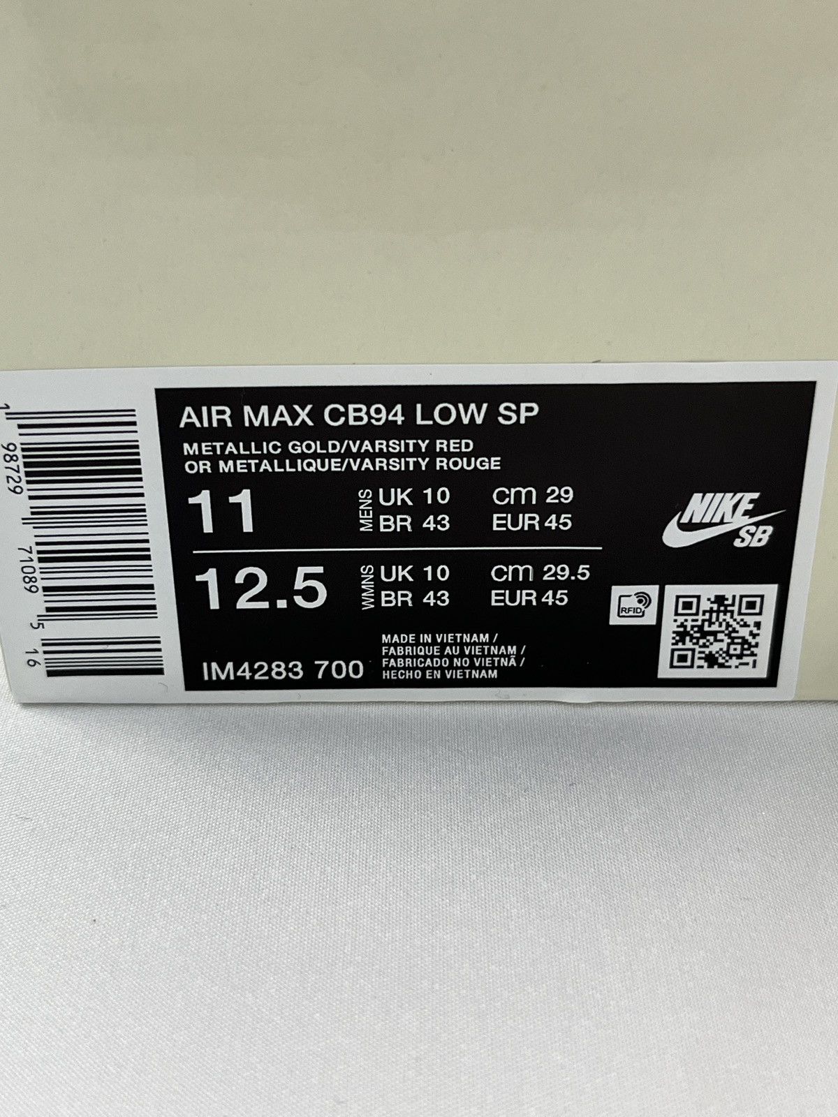 Supreme Nike SB Air Max 2 CB 94 Supreme Barkley Posite Size US 11 / EU 44 - 11 Thumbnail