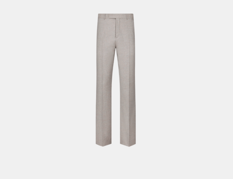 Dior o1w1db11225 443C13 Flared Pant in Gray Size US 36 / EU 52 - 1 Thumbnail