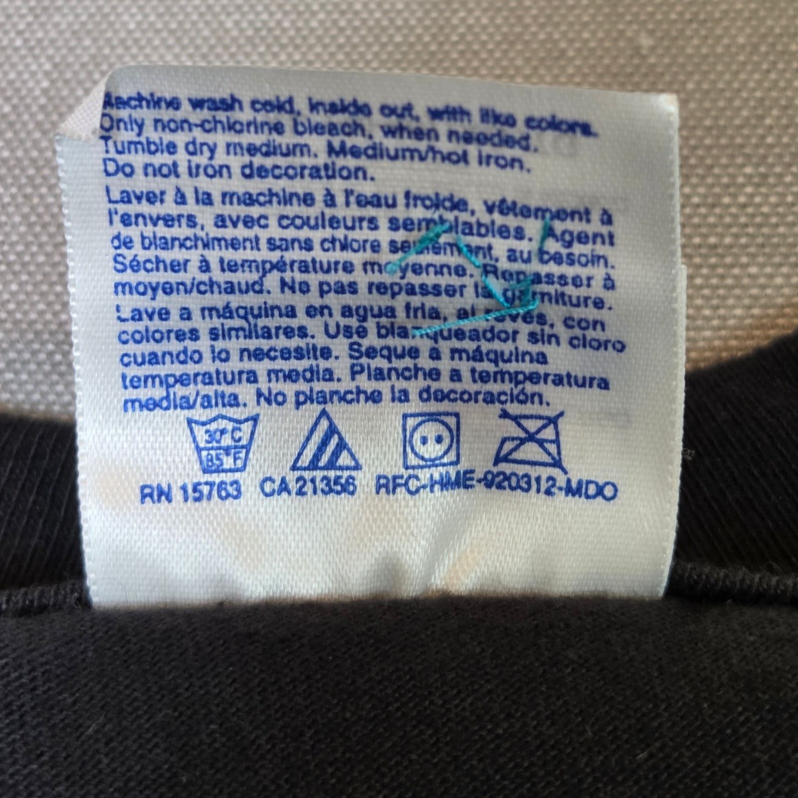 Hanes Garth Brooks 1993 Blue Rose Tour Shirt XL Vintage Tee Size US XL / EU 56 / 4 - 5 Thumbnail