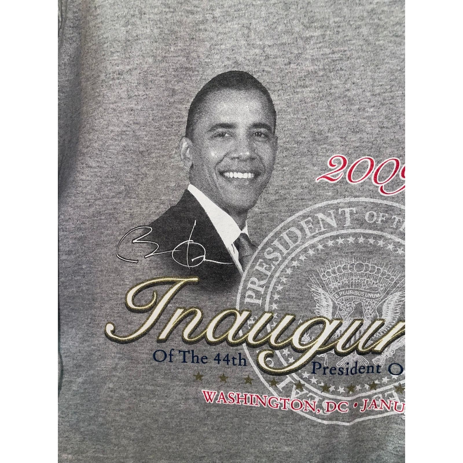 Gildan Vintage Inauguration Shirt 44th President Obama Biden Tee L Size US L / EU 52-54 / 3 - 2 Thumbnail