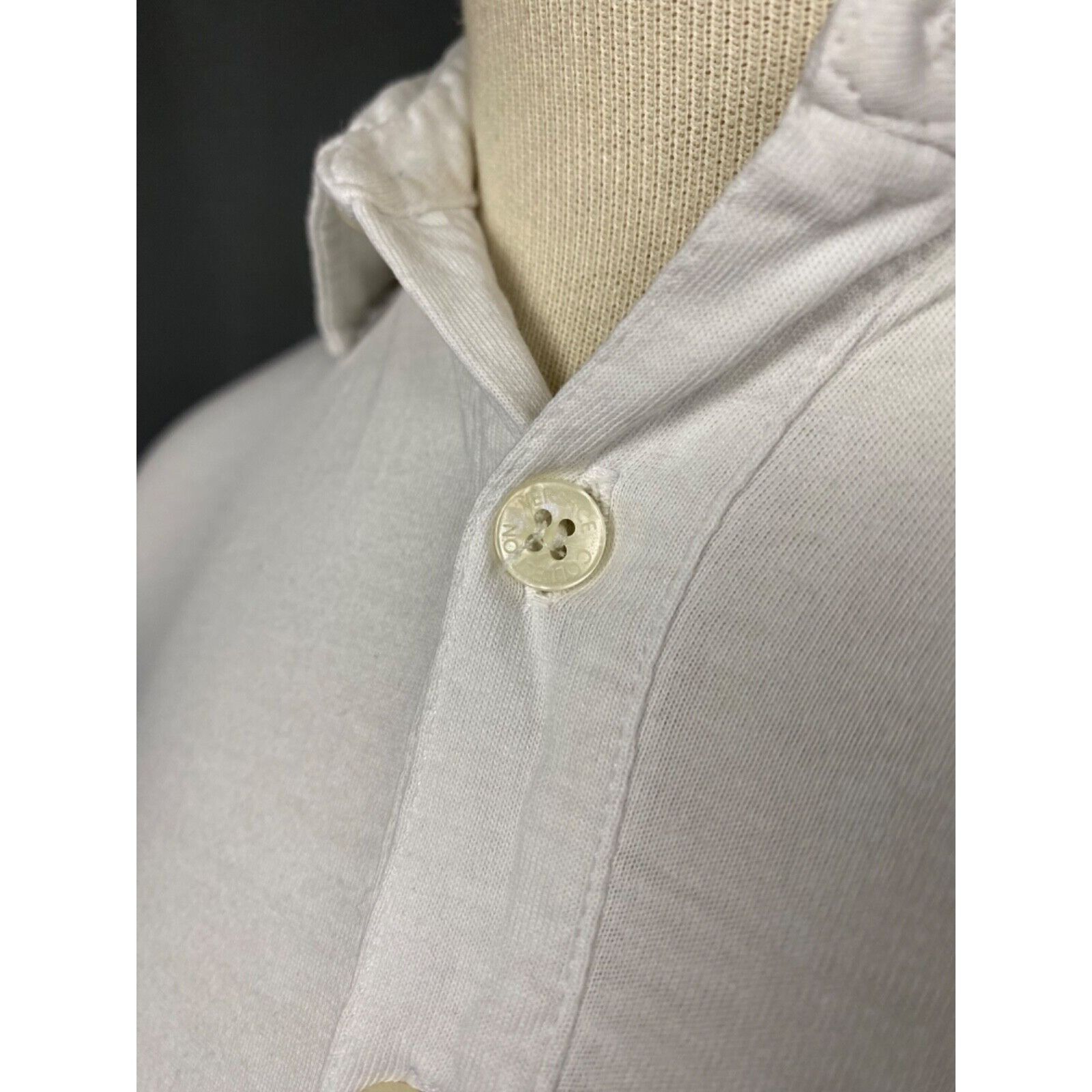 Versace Gianni Versace Big Back Medusa Logo Men's White Polo T-Shirt Size US M / EU 48-50 / 2 - 9 Thumbnail