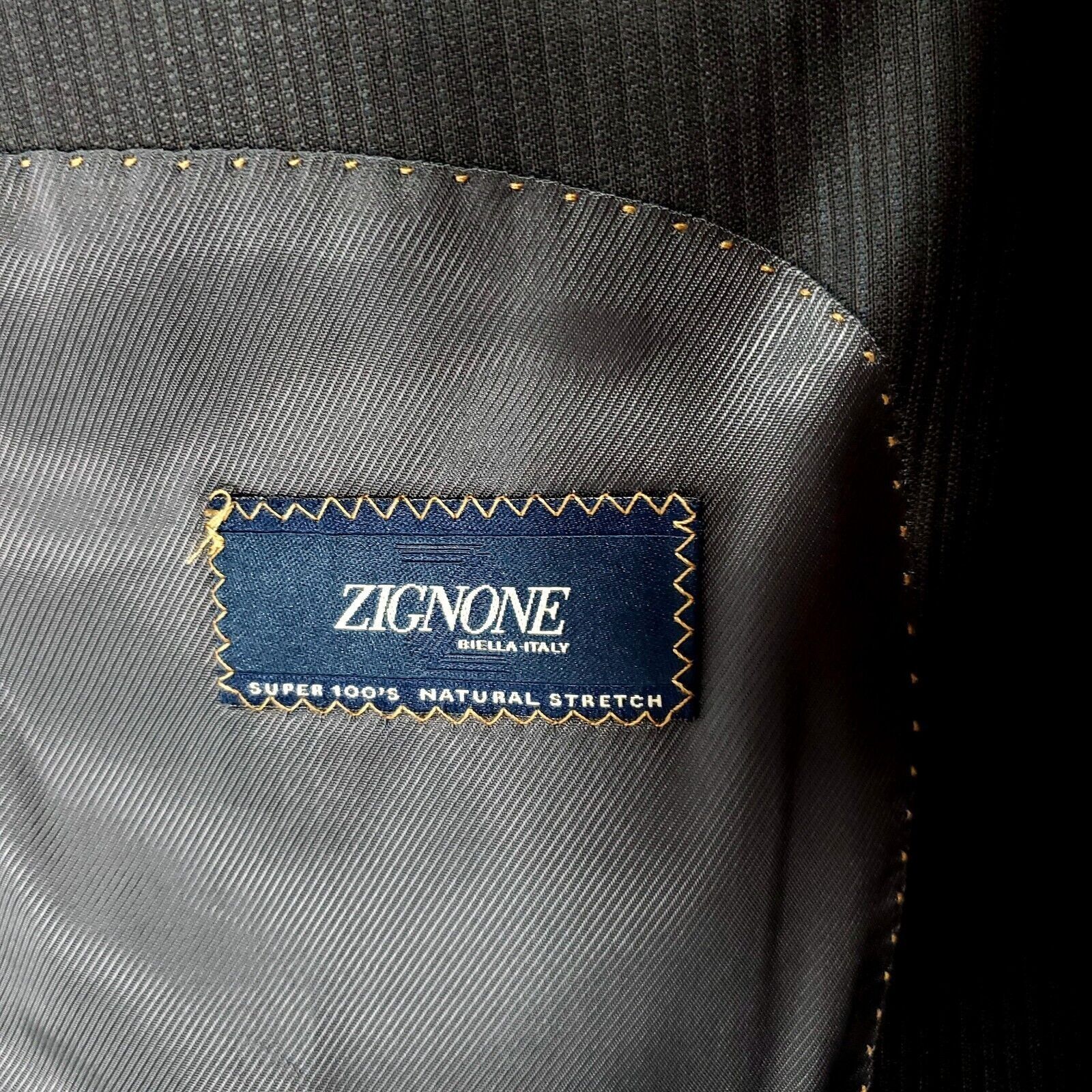 Pronto Uomo Pronto Uomo Signature Zignone Wool 2 Button Suit Jacket 40R Size 40R - 8 Thumbnail
