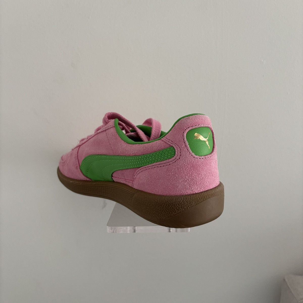 Puma Puma Palermo Pink Delight green gum sneaker Size US 6 / IT 36 - 3 Thumbnail