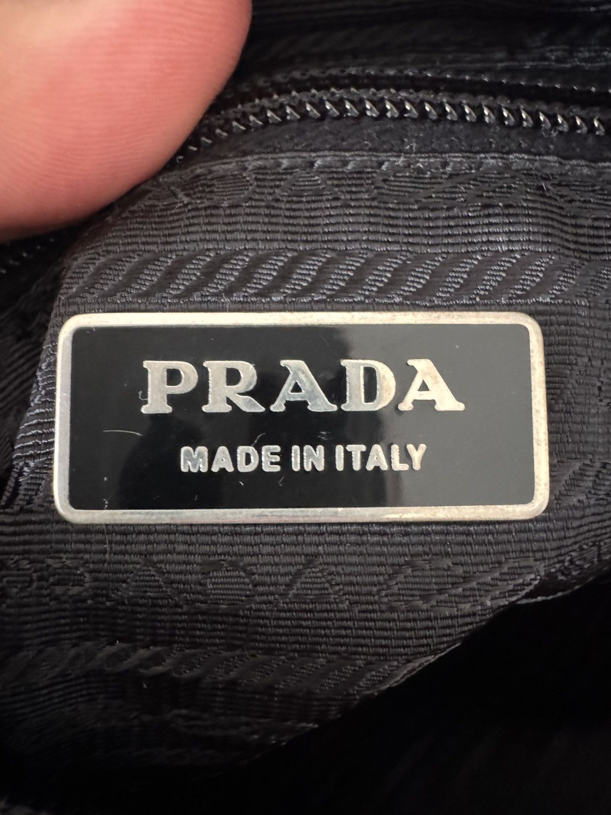 Prada Prada Nylon Black Messenger Crossbody Bag Size ONE SIZE - 12 Thumbnail
