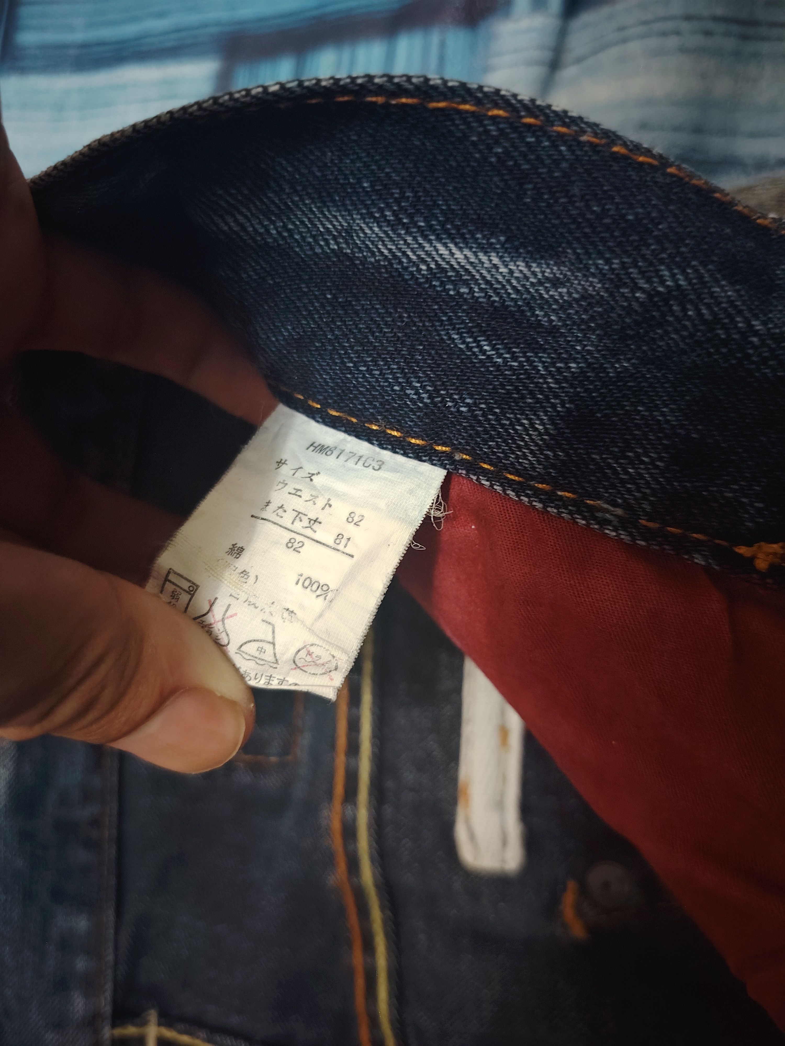 Tornado Mart Japanese Oririn Buckle Back Flared Jeans Distressed Denim Size US 31 - 13 Thumbnail