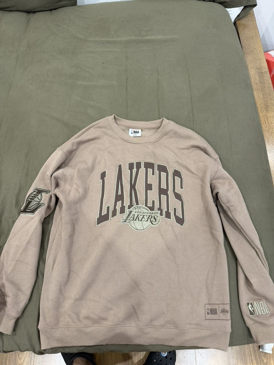 NBA NBA Los Angeles Lakers brown crewneck sweatshirt Size US L / EU 52-54 / 3 - 1 Thumbnail