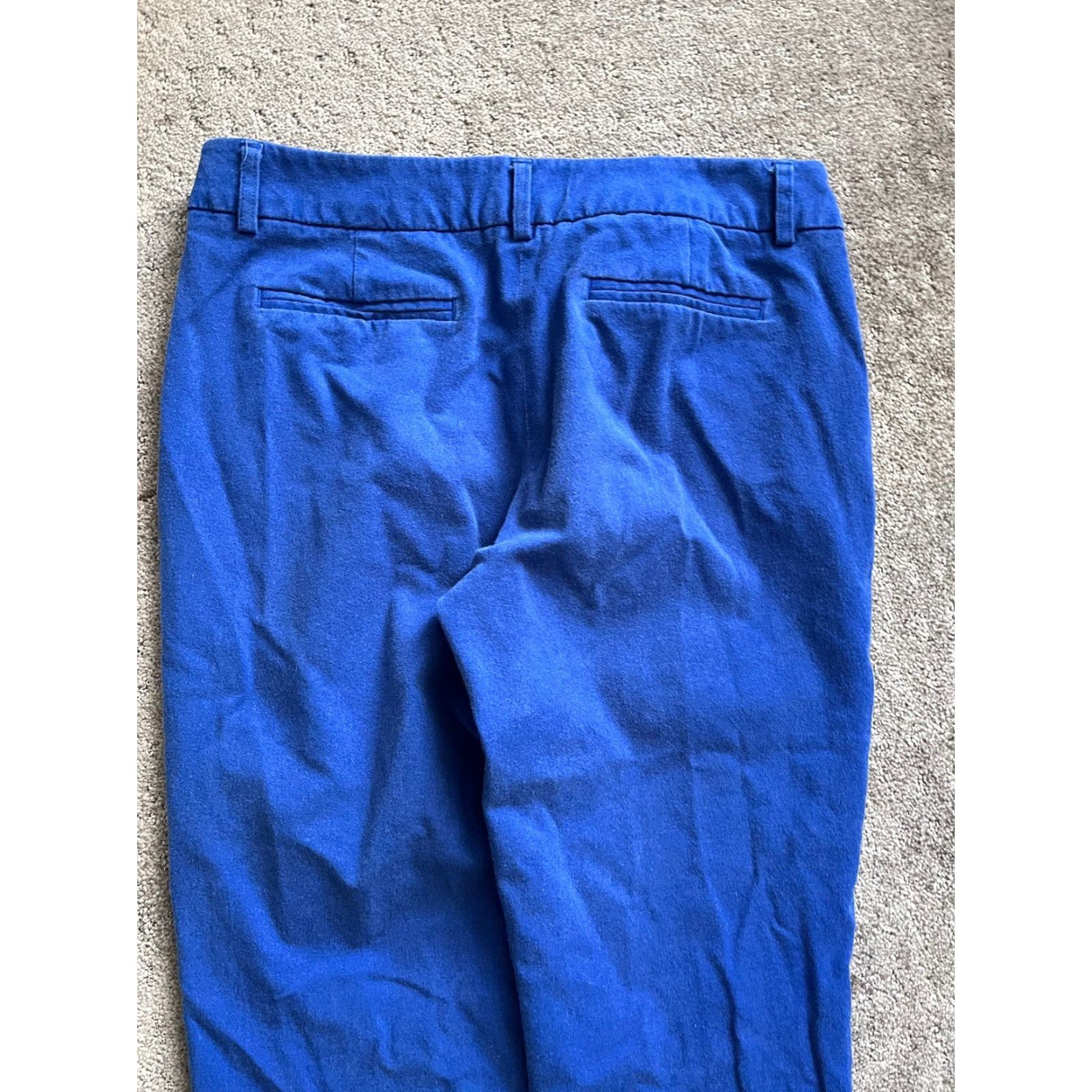 Vintage VINTAGE Halogen Capri Pants Women Size 4 Regular Tapered Blue Cotton Rayon Spandex Casual Size 27" / US 4 / IT 40 - 4 Thumbnail