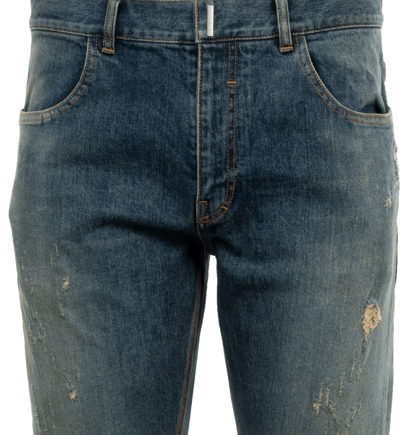 Givenchy o1h1sh11224 Straight Fit Jeans in Indigo Size US 32 / EU 48 - 4 Thumbnail
