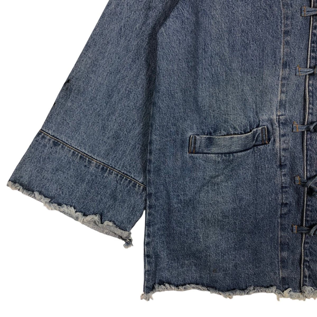 Japanese Brand 🔥Distressed Denim Jacket Jouetie Tokyo Inspire Issey Miyake Size US M / EU 48-50 / 2 - 3 Thumbnail
