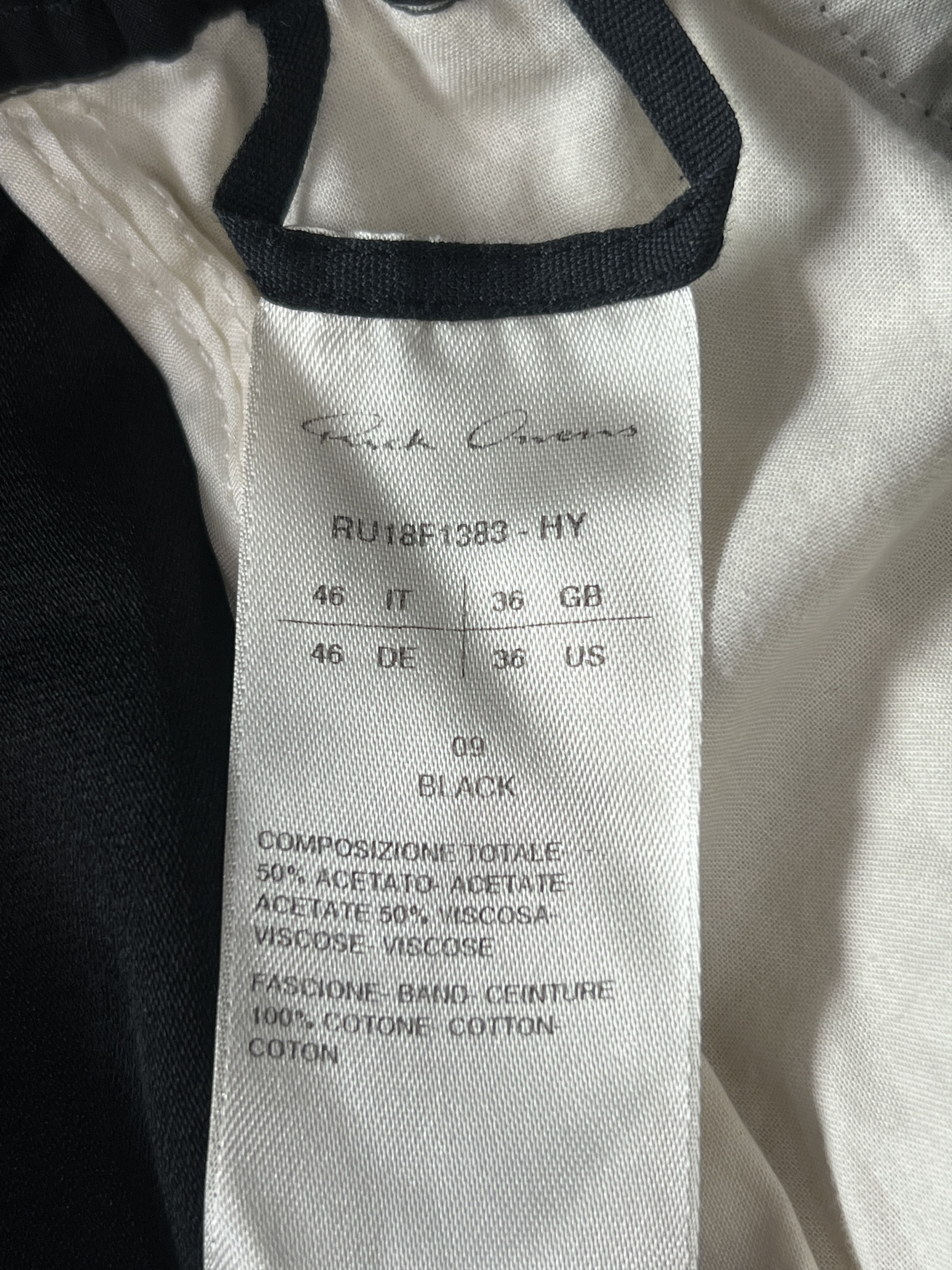Rick Owens Rick Owens Basket Swinger Shorts Black 18AW Size US 36 / EU 52 - 9 Thumbnail