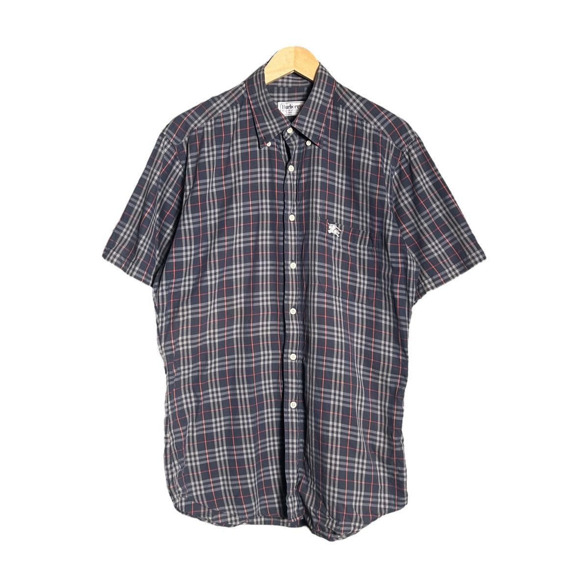 Burberry × Vintage Vintage Burberrys Nova Check Shirt Size US L / EU 52-54 / 3 - 1 Thumbnail