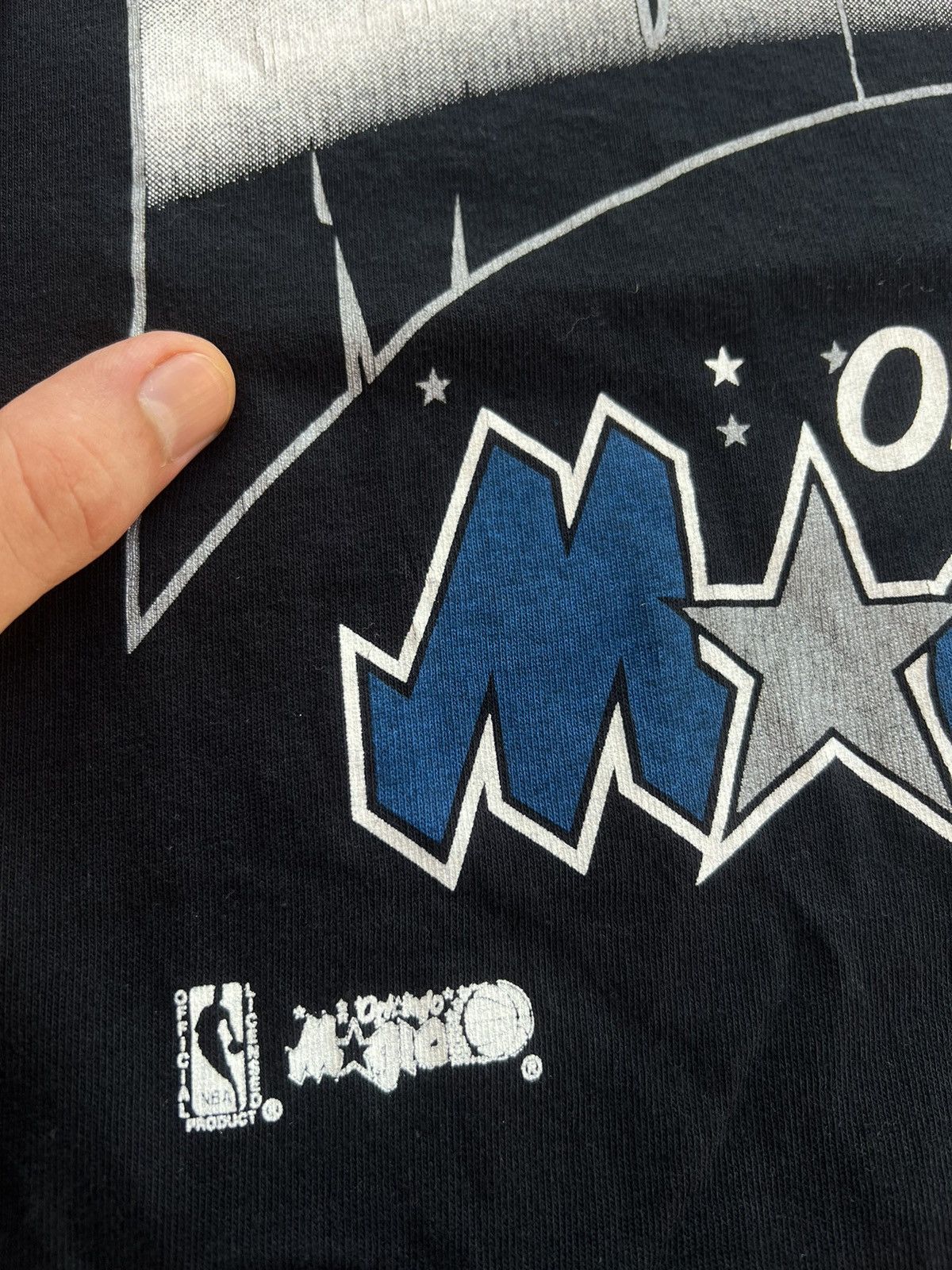 NBA × Vintage Vintage Orlando Magic Made In USA NBA Basketball T-Shirt Size US XXL / EU 58 / 5 - 4 Thumbnail
