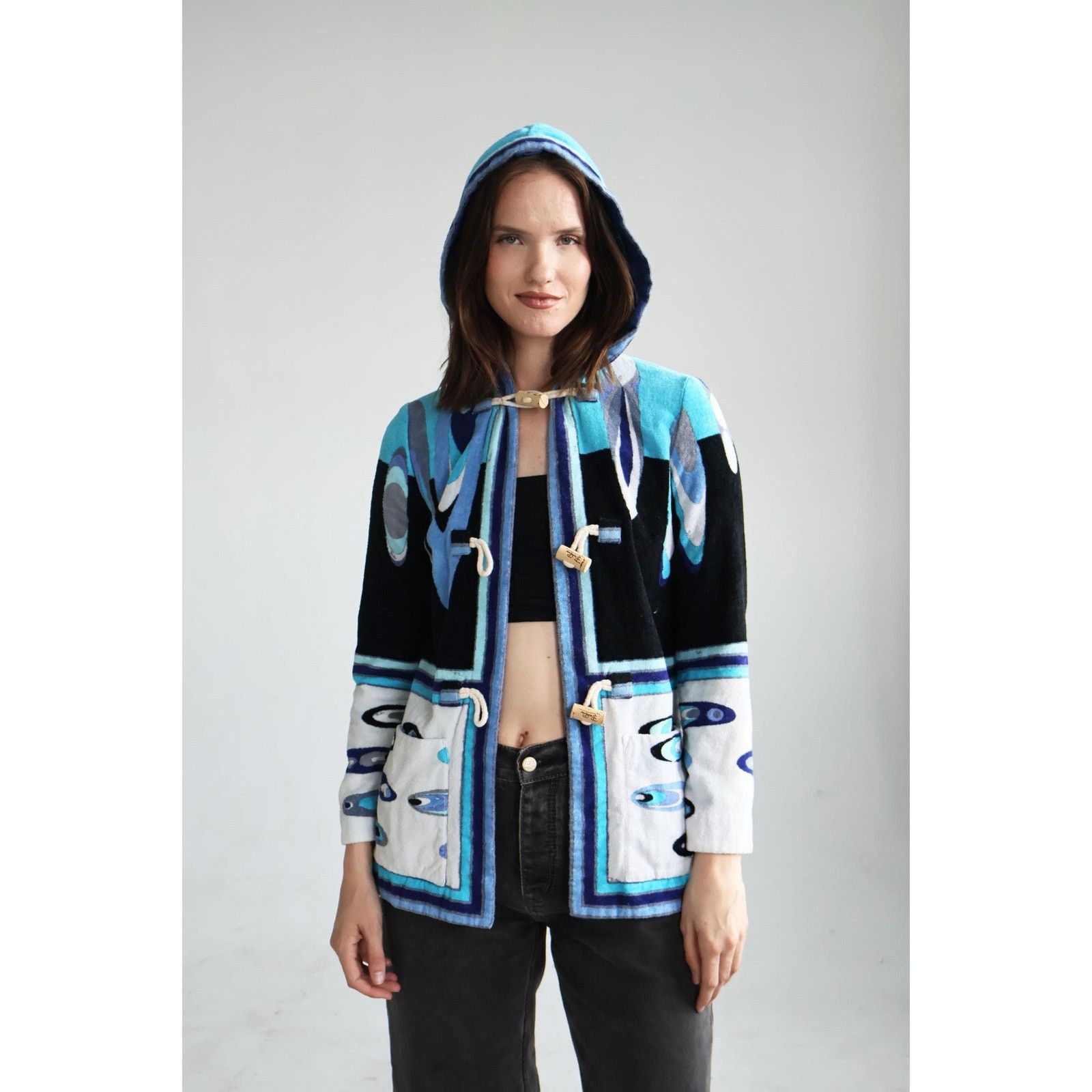 Other Rare 1990s Emilio Pucci Collector's Terrycloth HoodIE Size S / US 4 / IT 40 - 1 Thumbnail