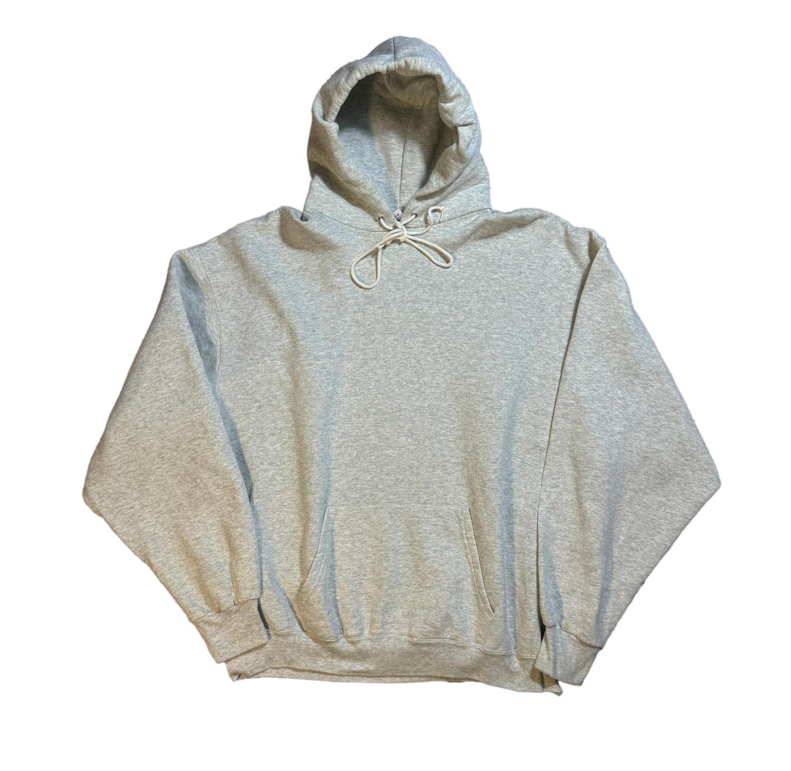 Other Grey Hooded Blank Sweatshirt Size US XXL / EU 58 / 5 - 1 Preview