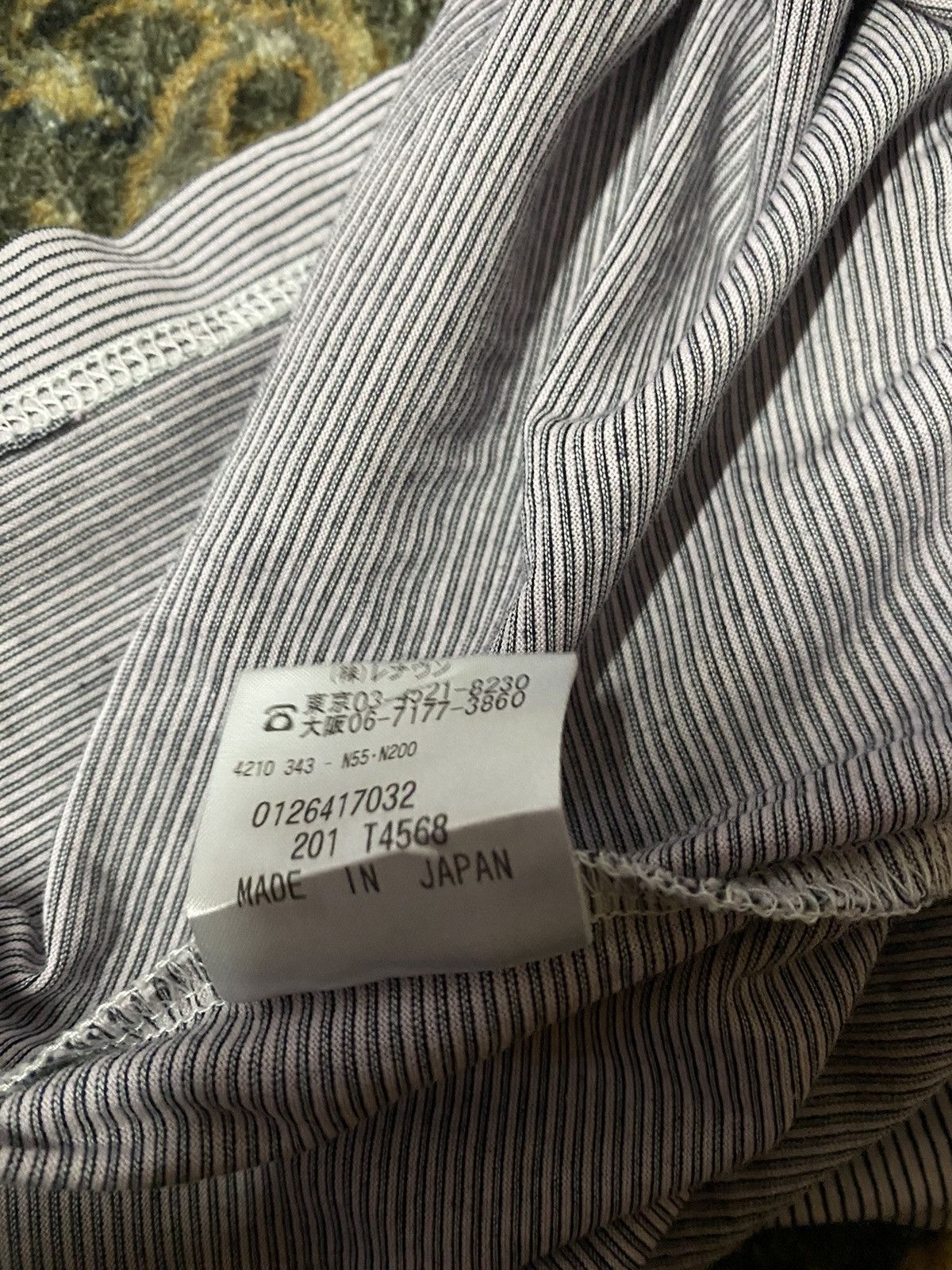 Aquascutum Vintage Aquascutum Single Pocket Striped Long Sleeve T-Shirt Size US L / EU 52-54 / 3 - 6 Thumbnail