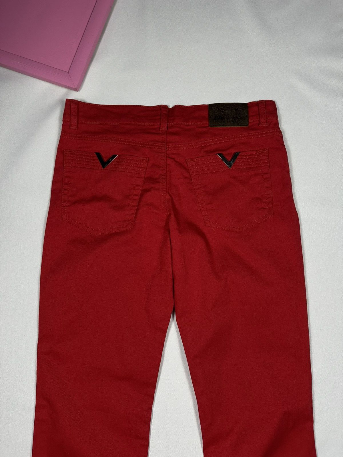 RED Valentino Red Valentino Jeans Pants Classic Basic Logo Slim Straight Size 27" / US 4 / IT 40 - 15 Thumbnail
