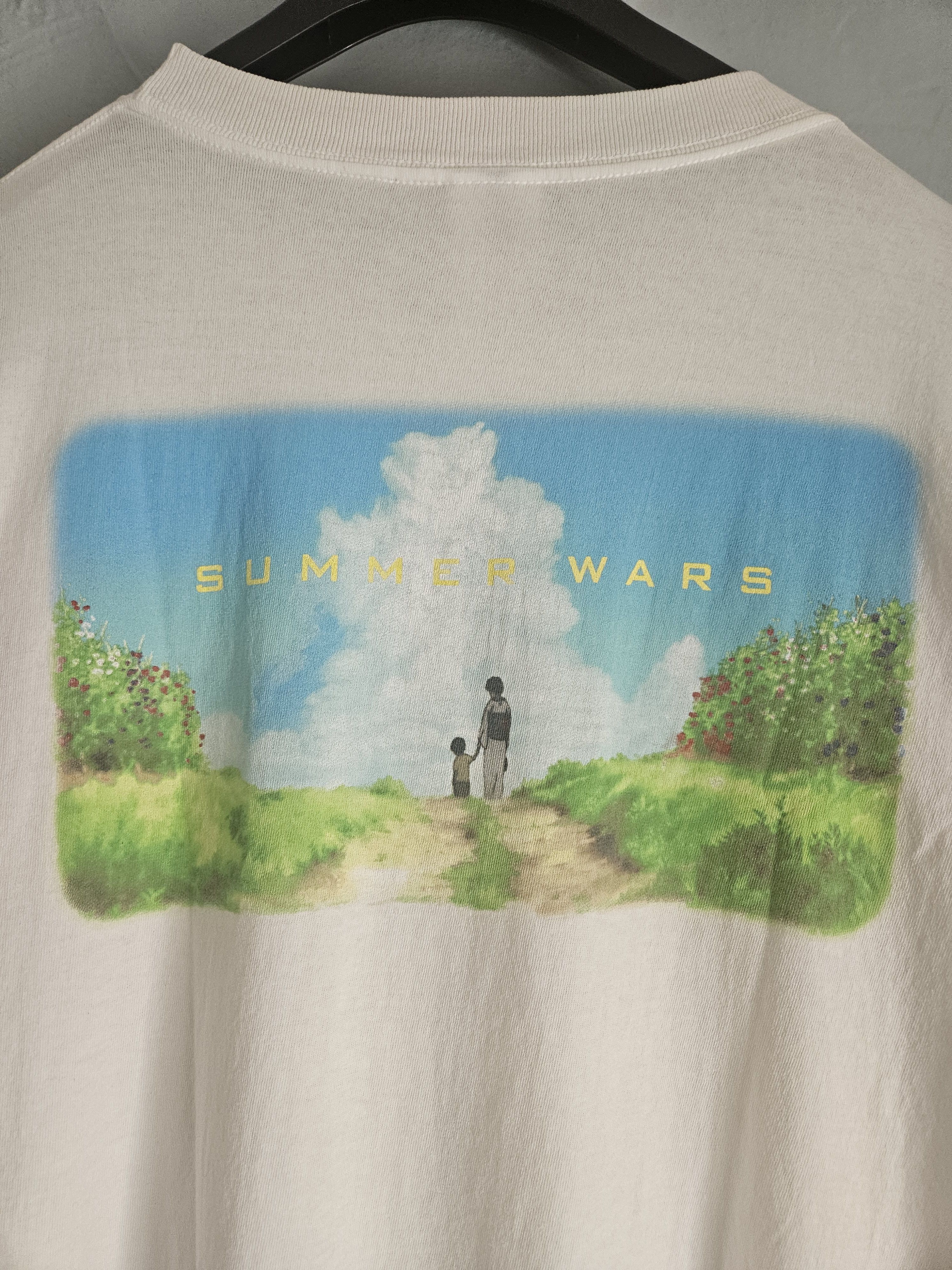Saint Michael Summer Wars Studio Chizu Geeks Rule White T Shirt Size US XL / EU 56 / 4 - 4 Thumbnail