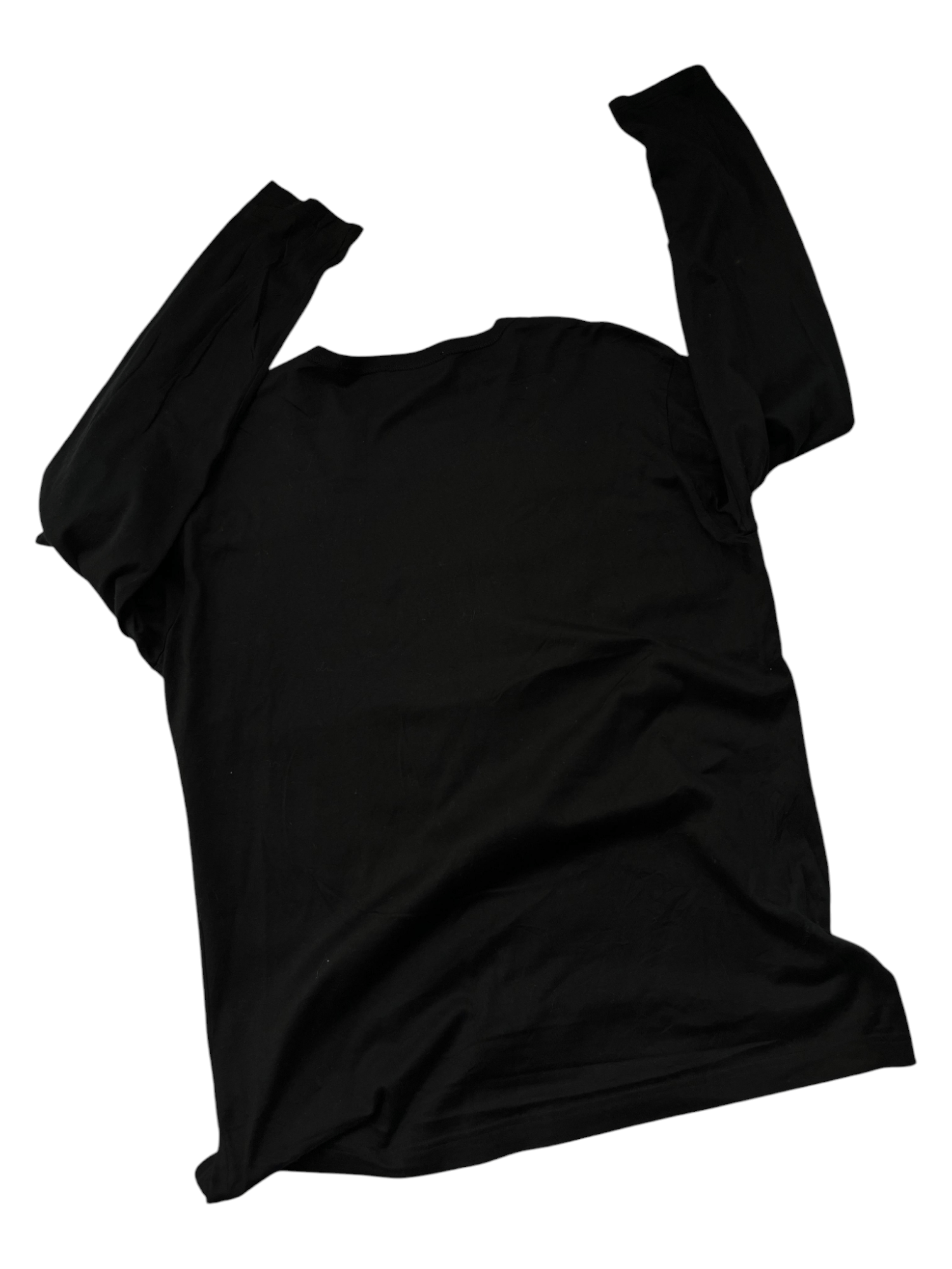 Yohji Yamamoto Yohji Yamamoto Pour Homme Cut and Sewn Long Sleeve T-Shirt Size US M / EU 48-50 / 2 - 7 Thumbnail