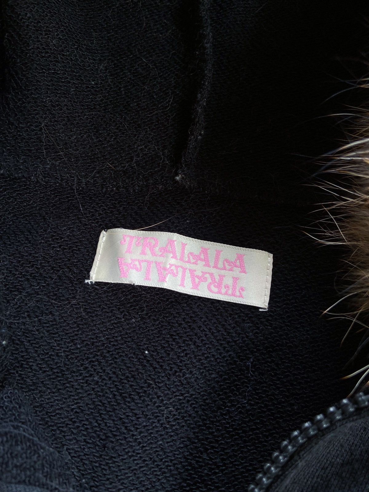 Japanese Brand TRALALA GIRL LIKE OF STYLE FUR ZIP HOODIE Size US XS / EU 42 / 0 - 8 Thumbnail