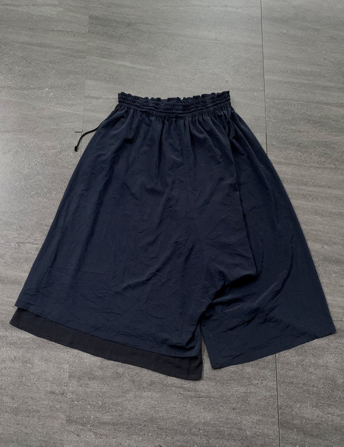 Yohji Yamamoto Yohji Assymetrical Hybrid Skirt/Pants Size US 31 - 6 Thumbnail