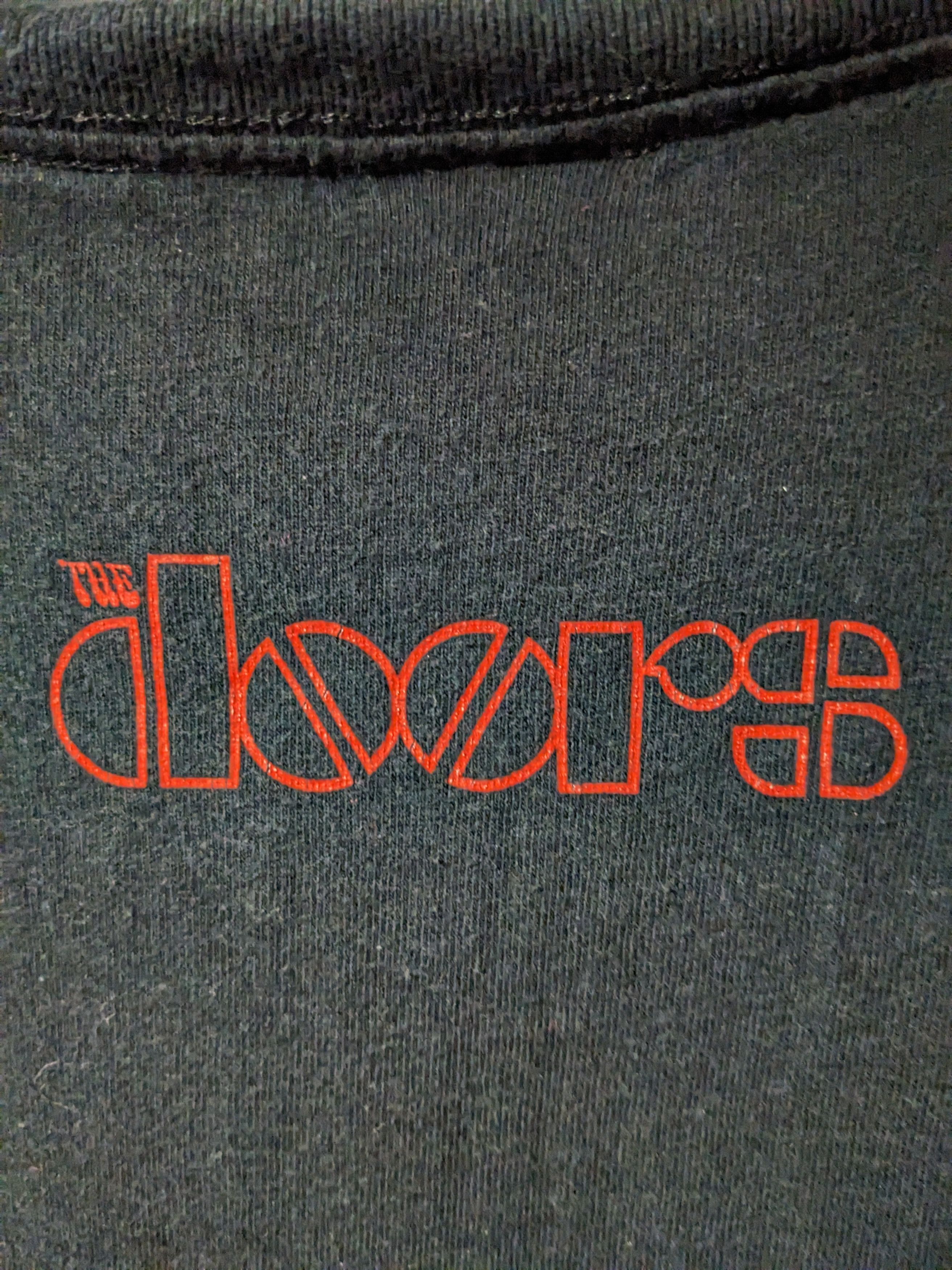 Band Tees × Vintage Vintage 1999 The Doors Strange Days Black X-Large T-Shirt Size US XL / EU 56 / 4 - 6 Thumbnail