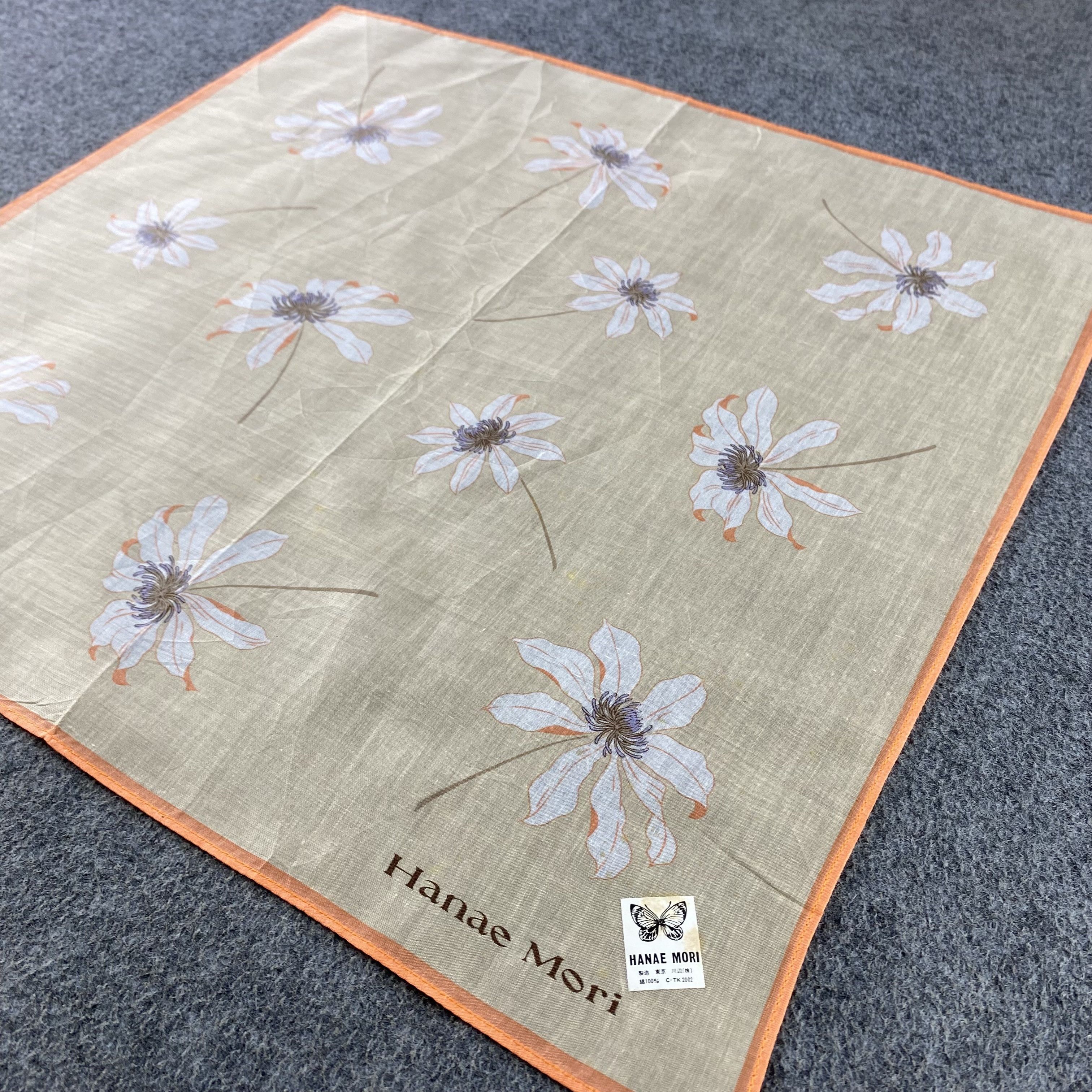 Hanae Mori Hanae Mori Handkerchief/Neckerchief/Bandana HC799 Size ONE SIZE - 2 Thumbnail