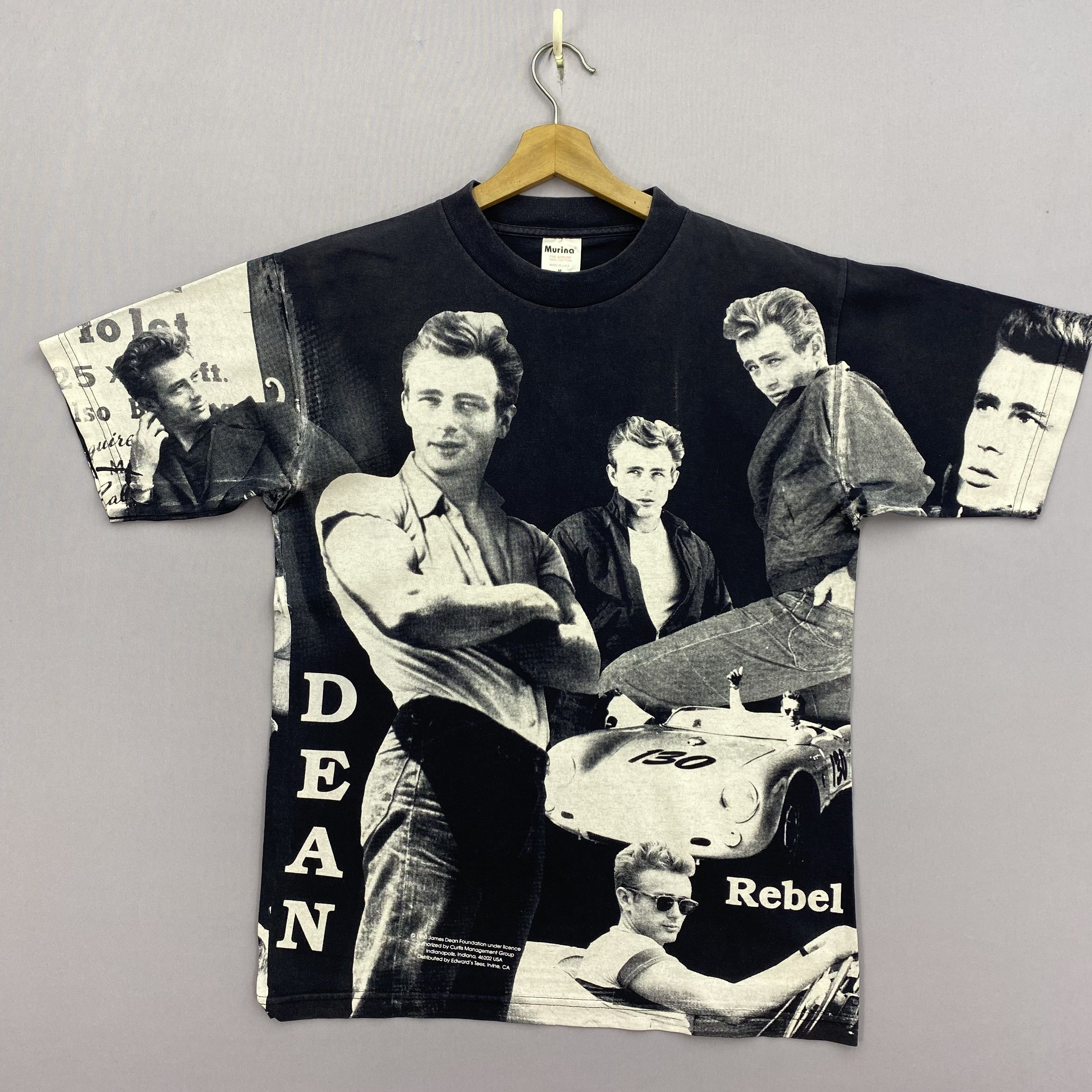 Band Tees × Vintage Vintage OVP 90s James Dean T-Shirt Crewneck Tee Size US L / EU 52-54 / 3 - 1 Thumbnail