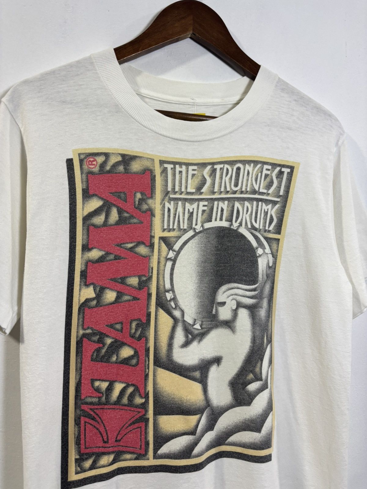 Vintage Vintage 90’s Tama Drum Tshirt Size US M / EU 48-50 / 2 - 2 Thumbnail